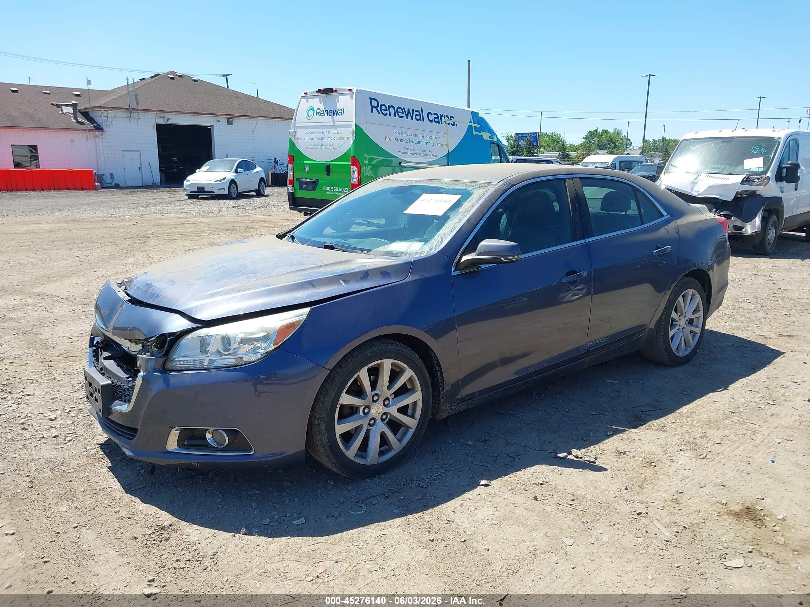 2015 Chevrolet Malibu 2lt Blue vin: 1G11D5SLXFF147602