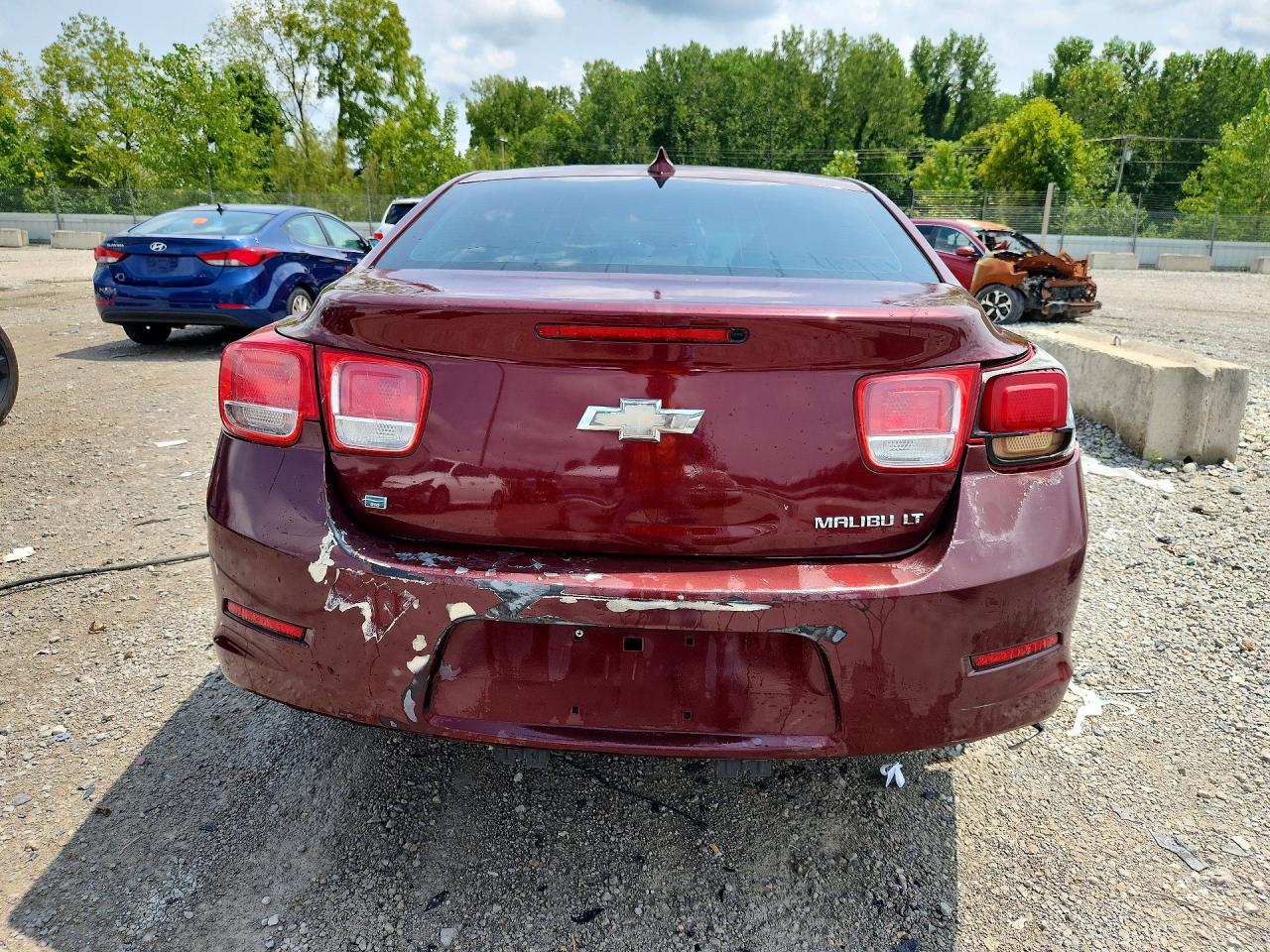 2015 Chevrolet Malibu 2lt Бордовый vin: 1G11D5SLXFF181216