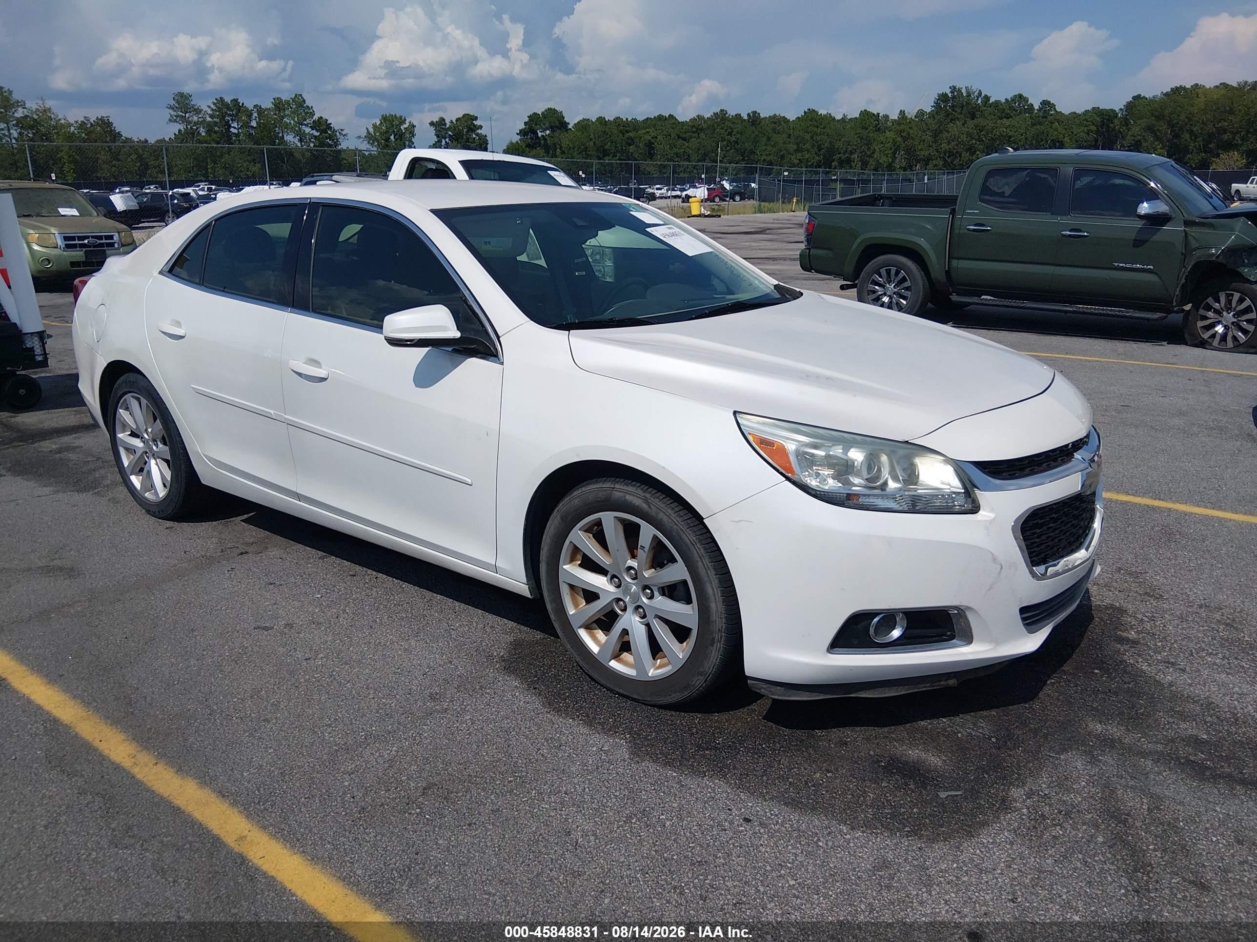 2015 Chevrolet Malibu 2lt White vin: 1G11D5SLXFF235033