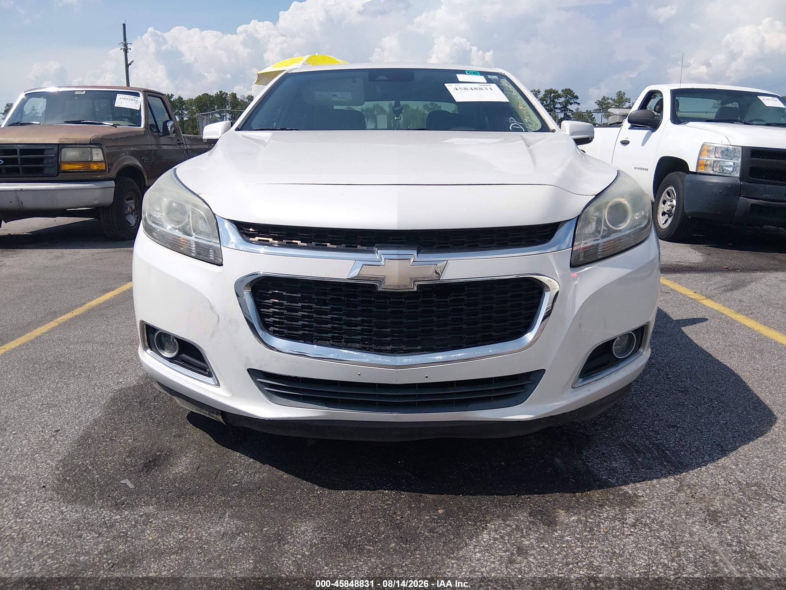 2015 Chevrolet Malibu 2lt White vin: 1G11D5SLXFF235033