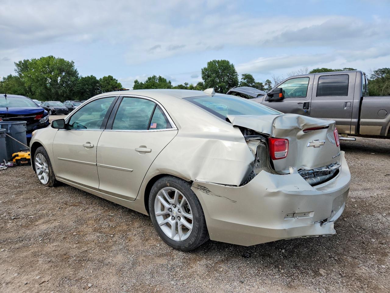 2013 Chevrolet Malibu 1lt Beige vin: 1G11D5SR1DF160577