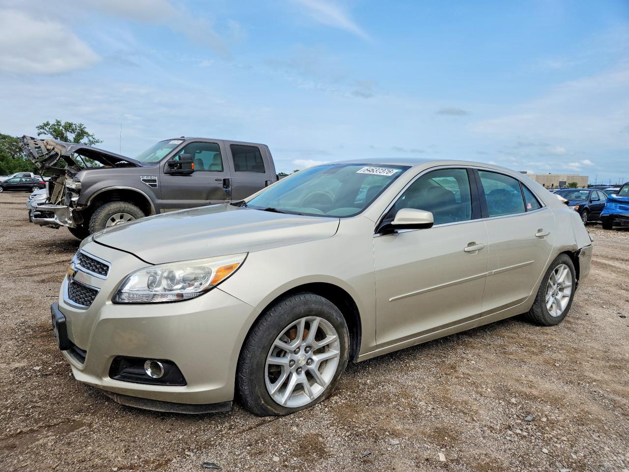 2013 Chevrolet Malibu 1lt Beige vin: 1G11D5SR1DF160577