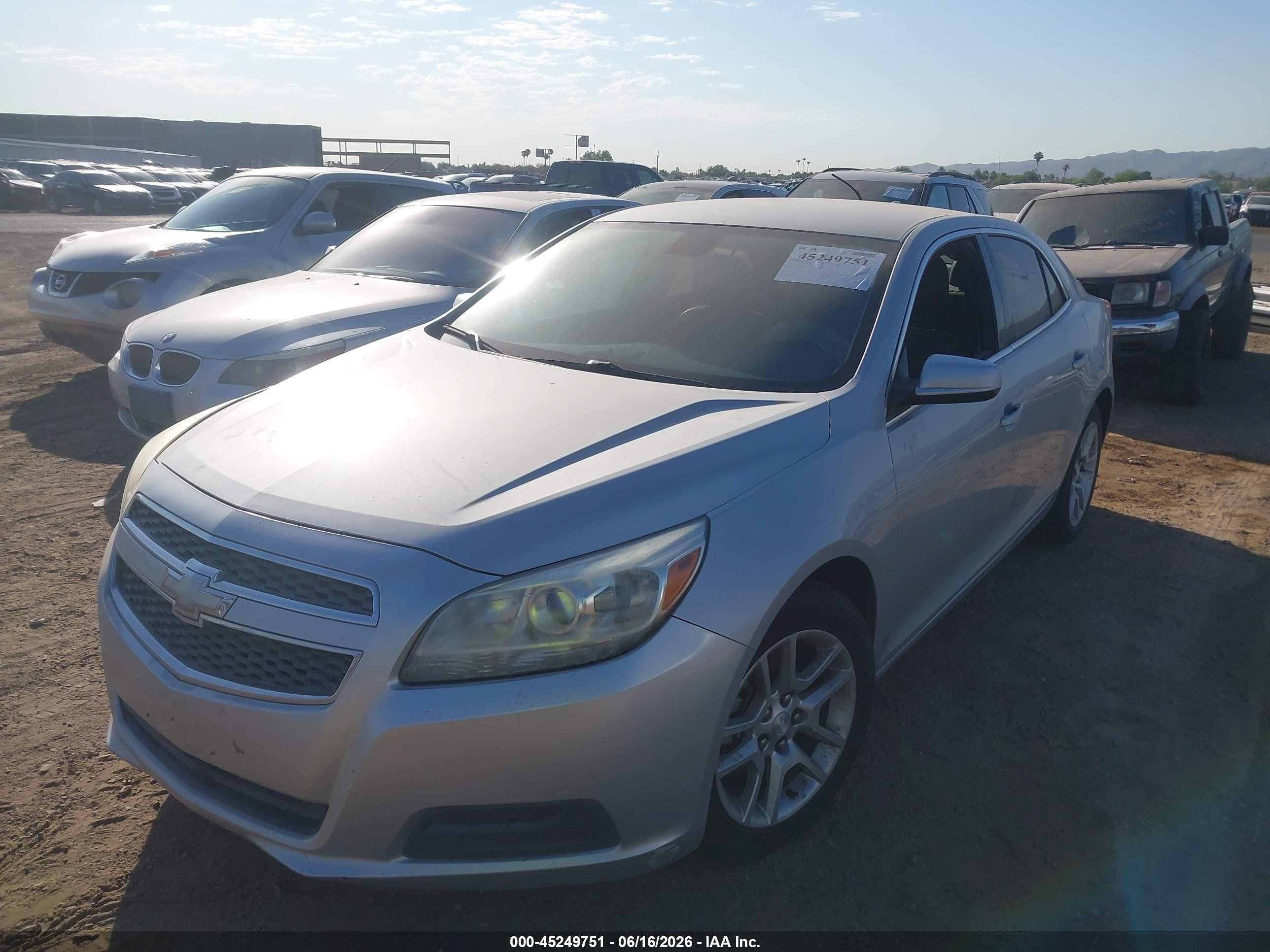 2013 Chevrolet Malibu Eco Silver vin: 1G11D5SR5DF154006