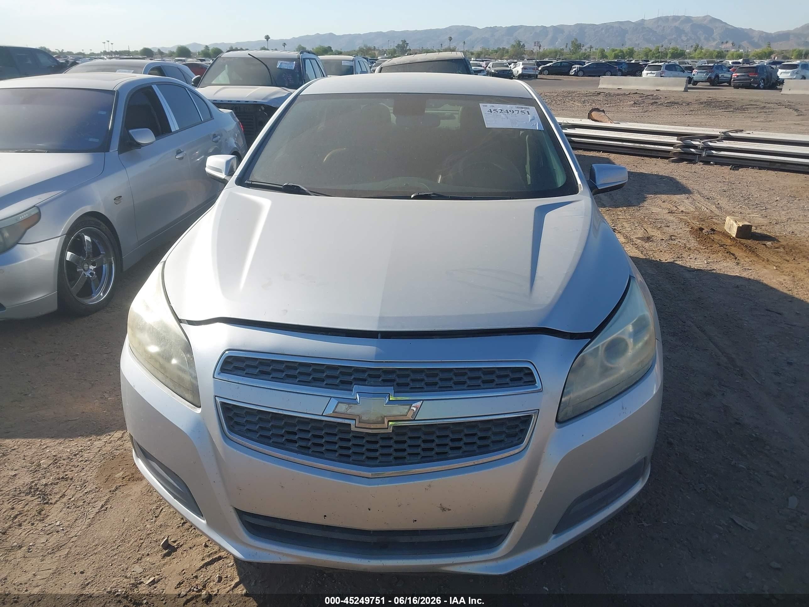 2013 Chevrolet Malibu Eco Silver vin: 1G11D5SR5DF154006