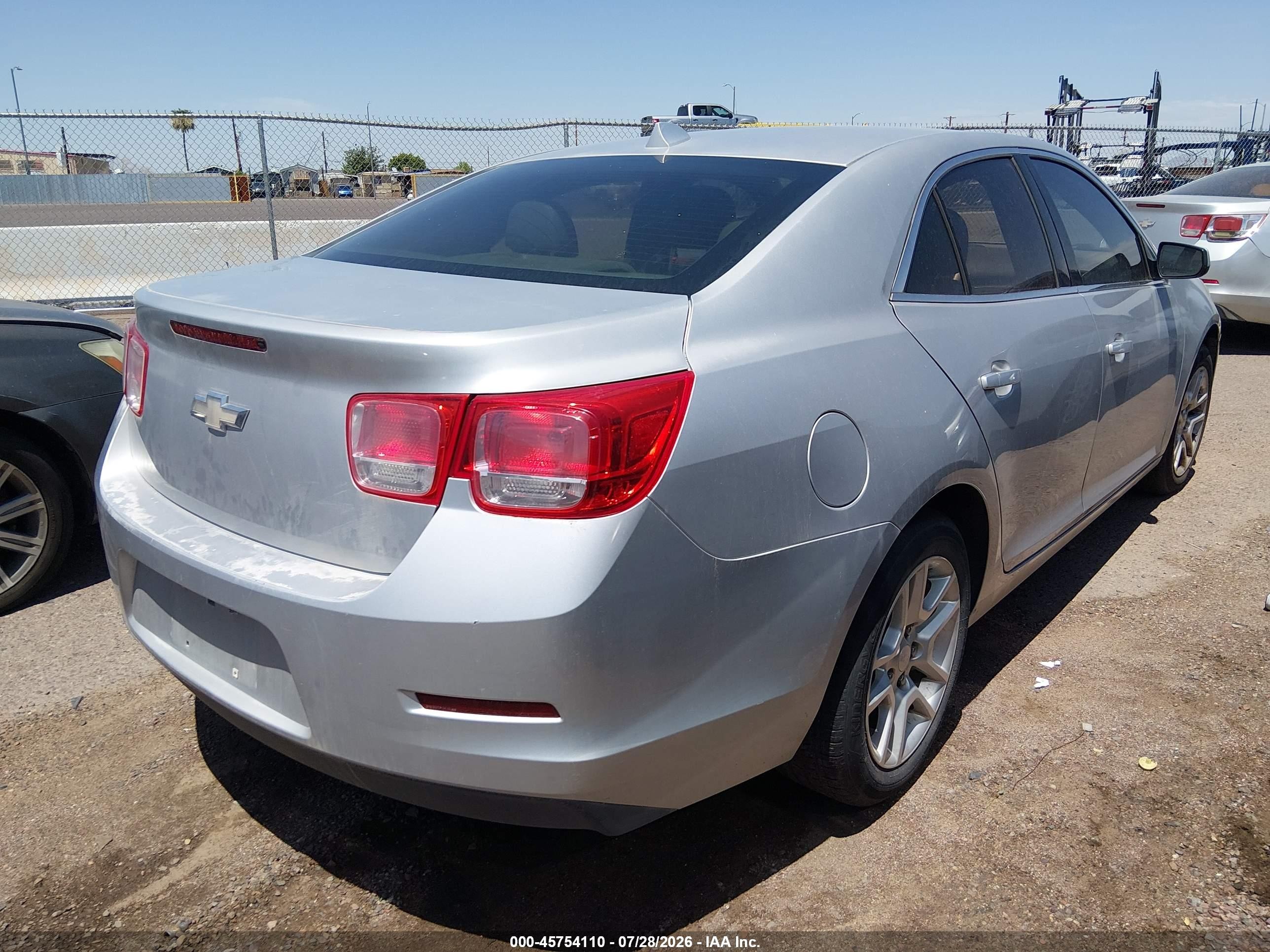 2013 Chevrolet Malibu Eco Silver vin: 1G11D5SR5DF154006