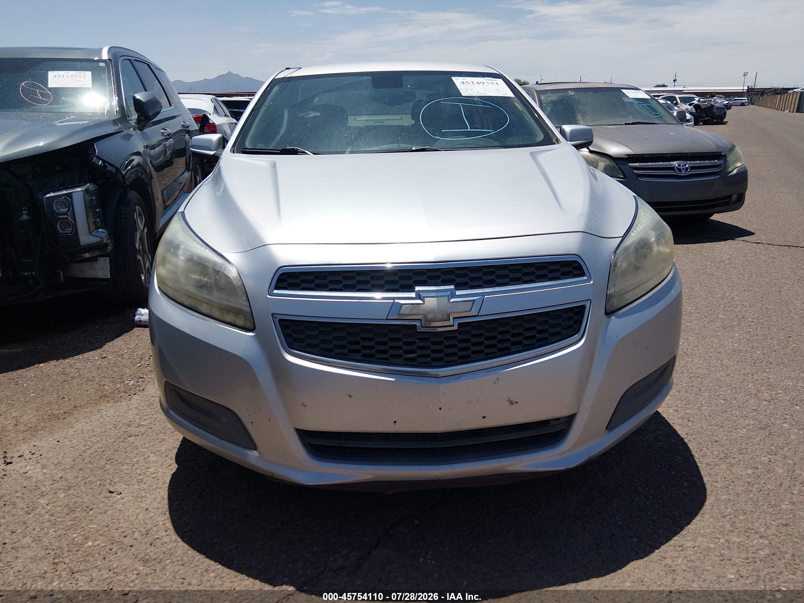 2013 Chevrolet Malibu Eco Silver vin: 1G11D5SR5DF154006