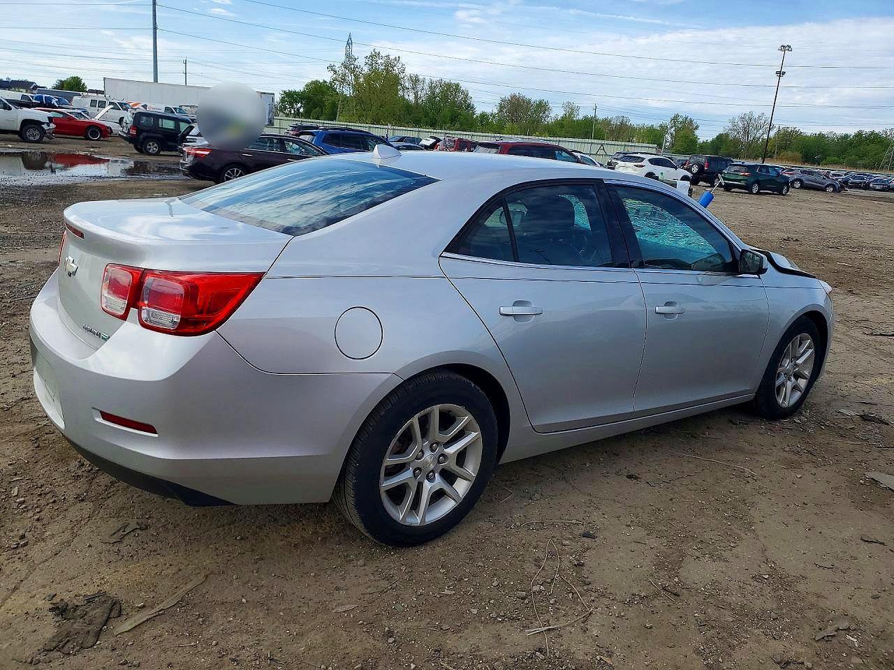 2013 Chevrolet Malibu 1lt Silver vin: 1G11D5SR6DF161823