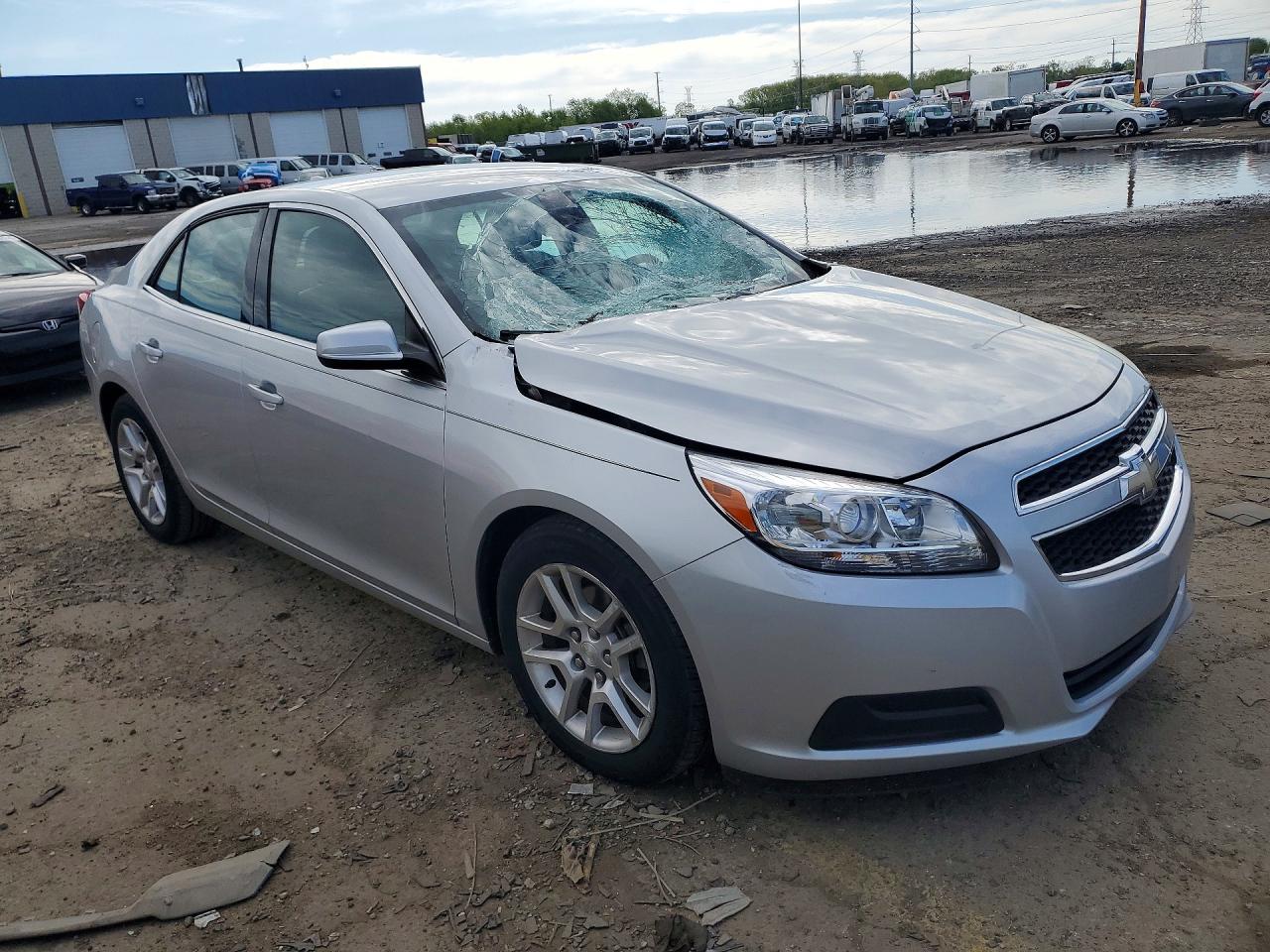 2013 Chevrolet Malibu 1lt Silver vin: 1G11D5SR6DF161823
