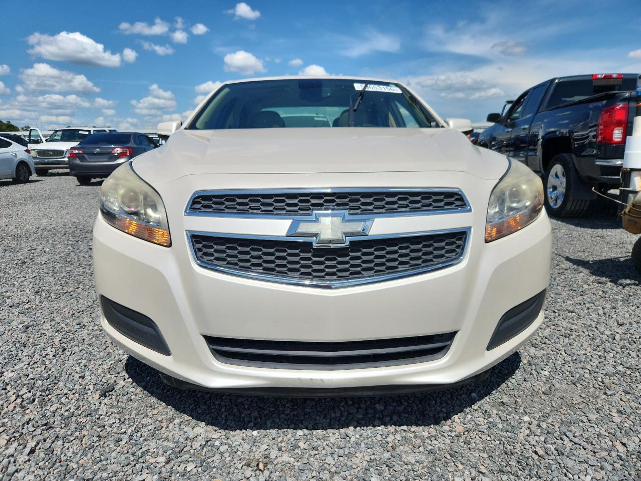 2013 Chevrolet Malibu 1lt White vin: 1G11D5SR7DF139295