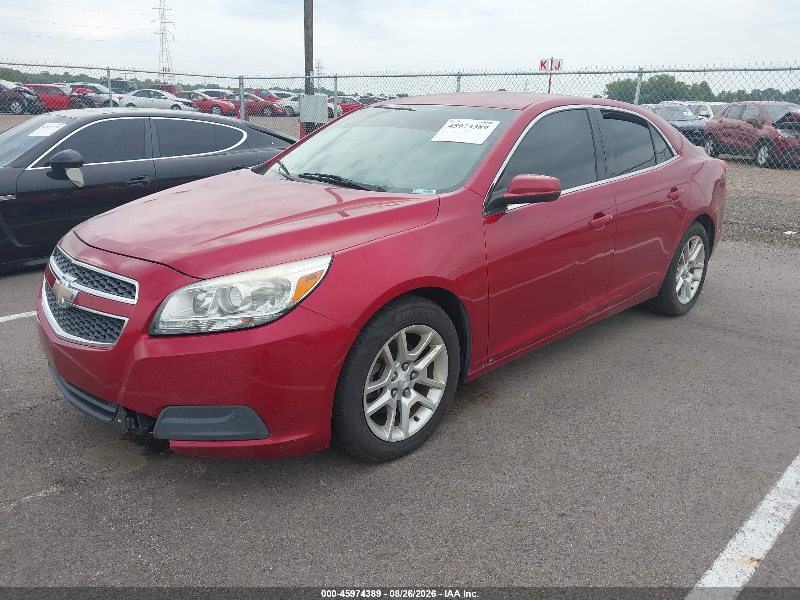 2013 Chevrolet Malibu Eco Red vin: 1G11D5SR8DF126314