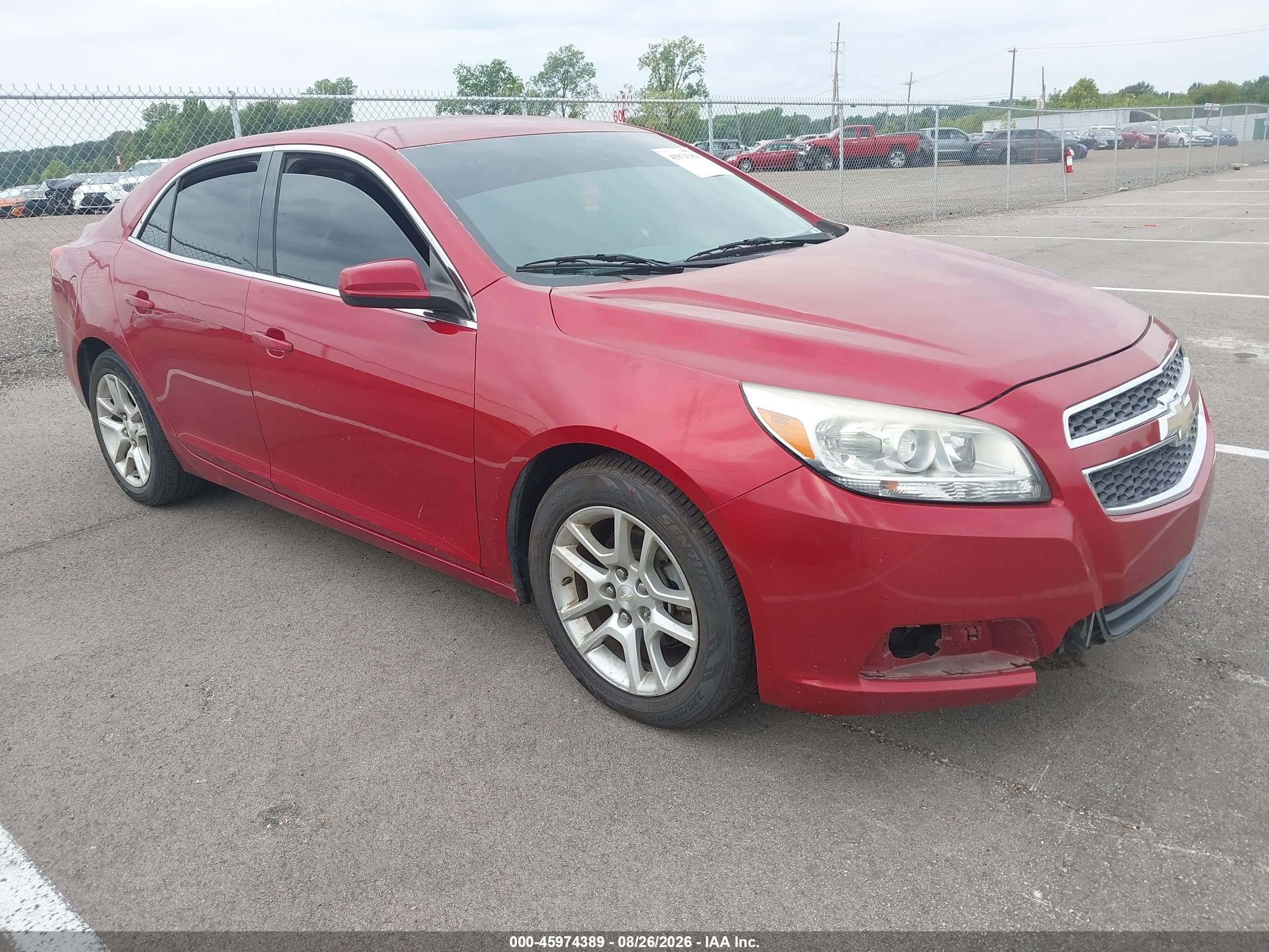 2013 Chevrolet Malibu Eco Red vin: 1G11D5SR8DF126314