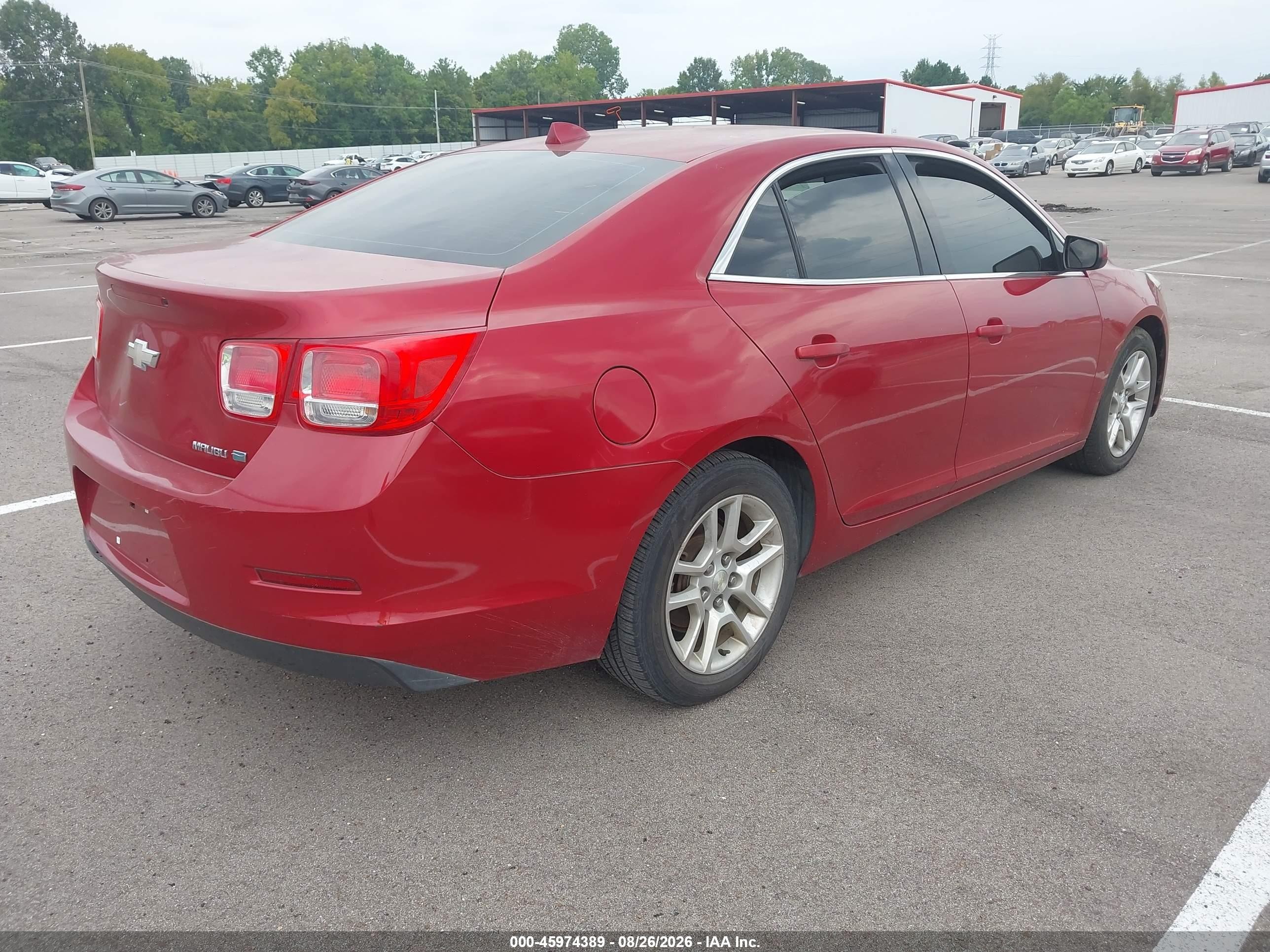 2013 Chevrolet Malibu Eco Red vin: 1G11D5SR8DF126314