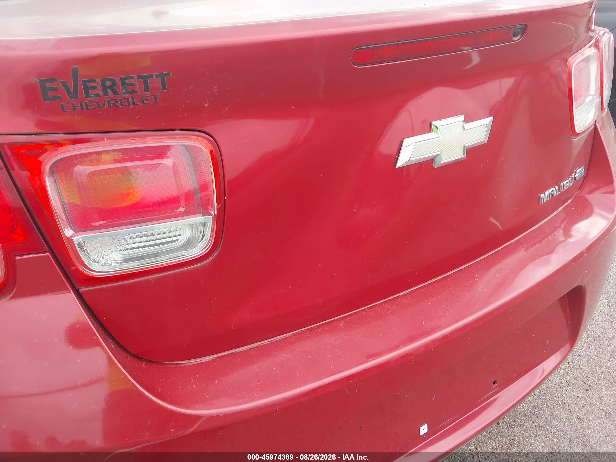 2013 Chevrolet Malibu Eco Red vin: 1G11D5SR8DF126314