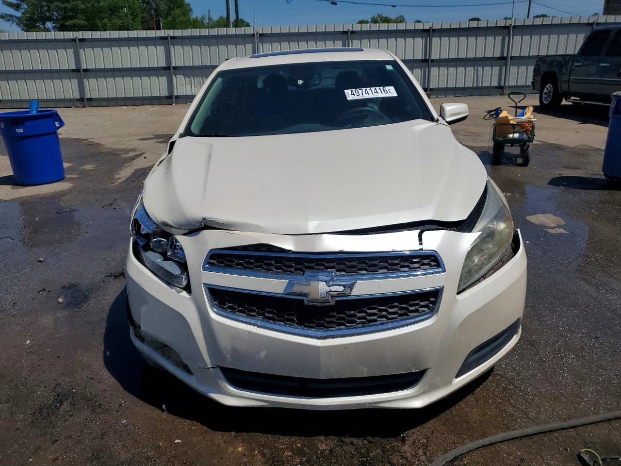 2013 Chevrolet Malibu 1lt White vin: 1G11D5SR8DF162990