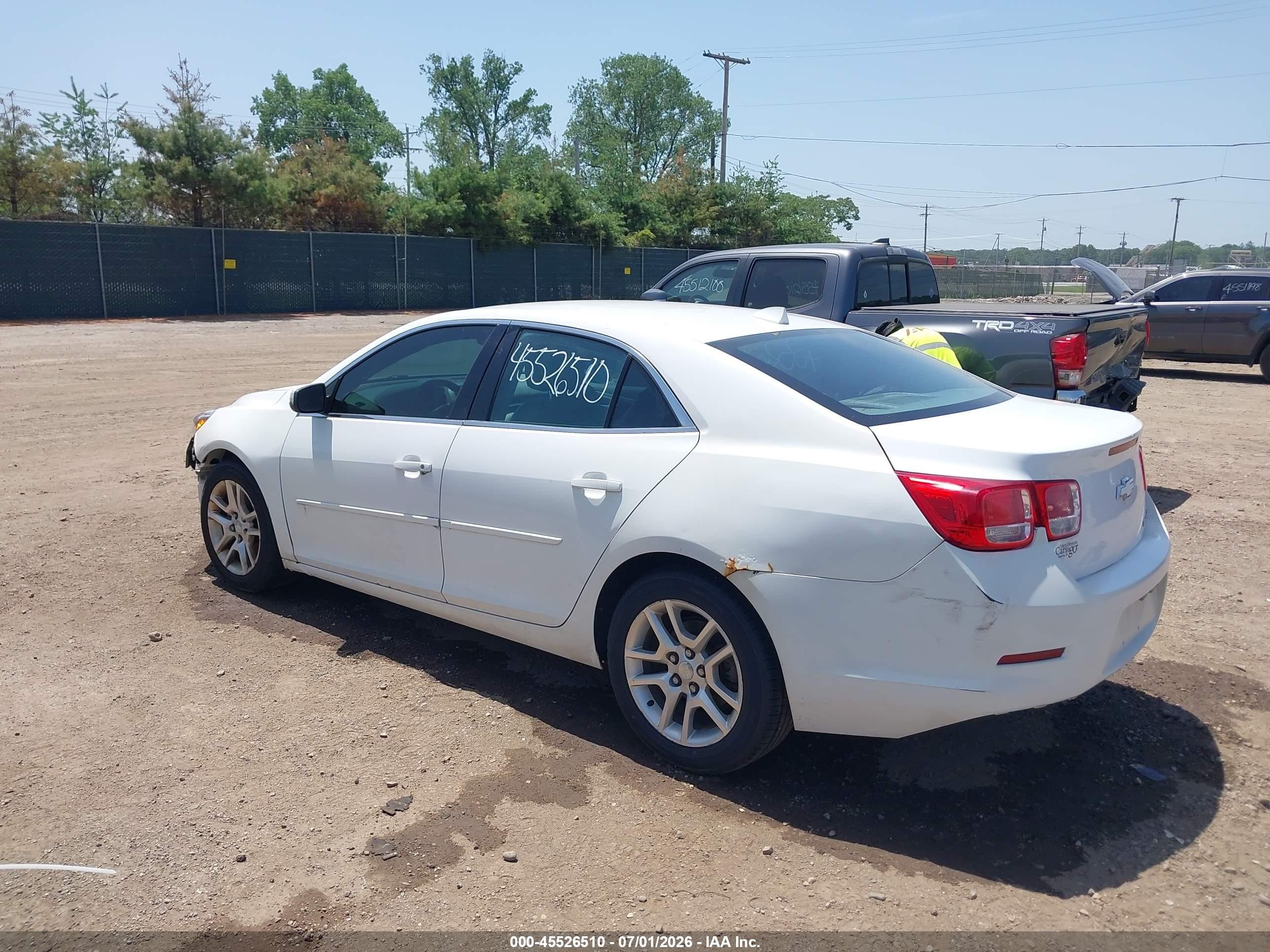 2013 Chevrolet Malibu Eco White vin: 1G11D5SR8DF333740