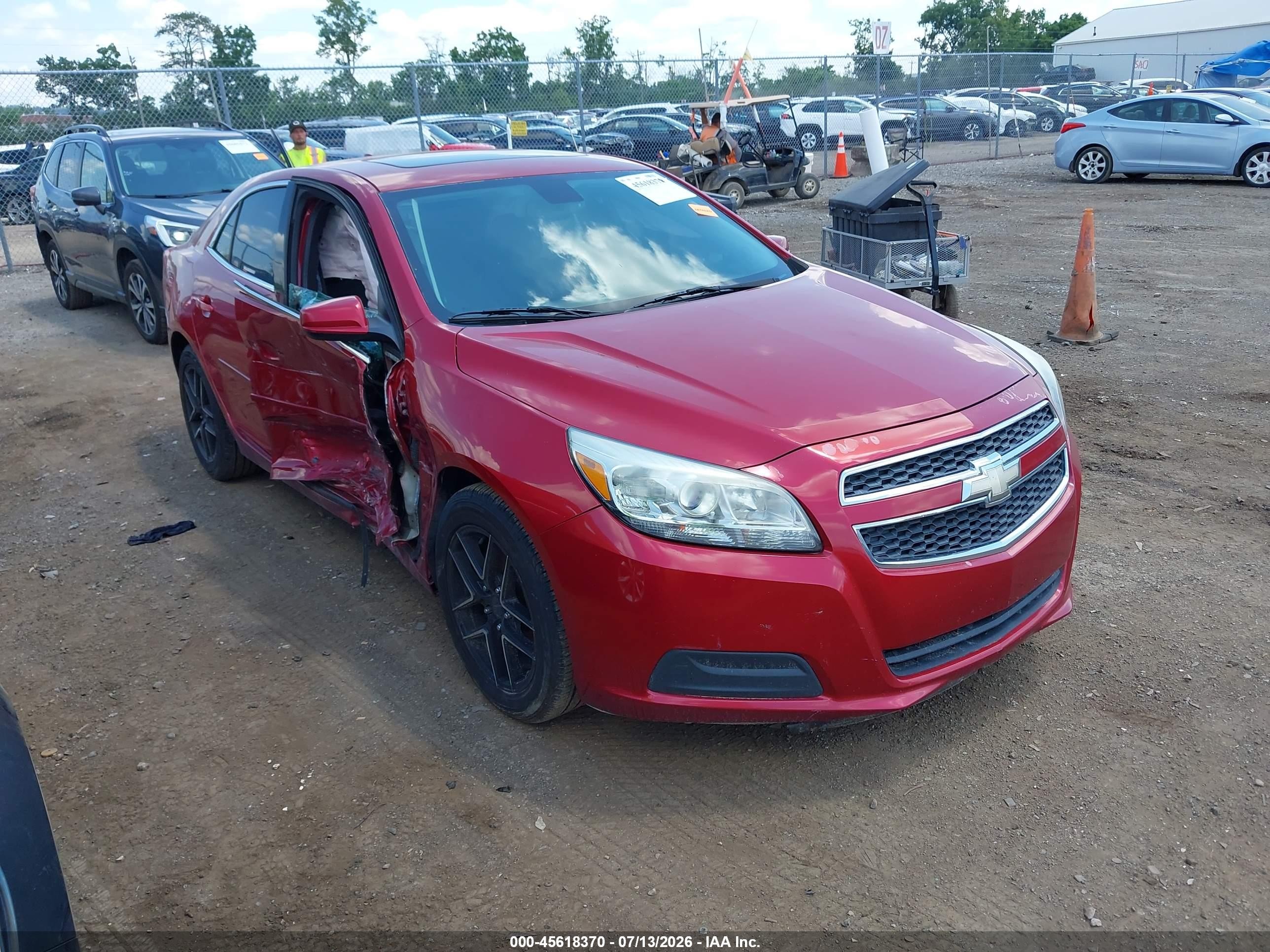 2013 Chevrolet Malibu Eco Red vin: 1G11D5SR9DF152601