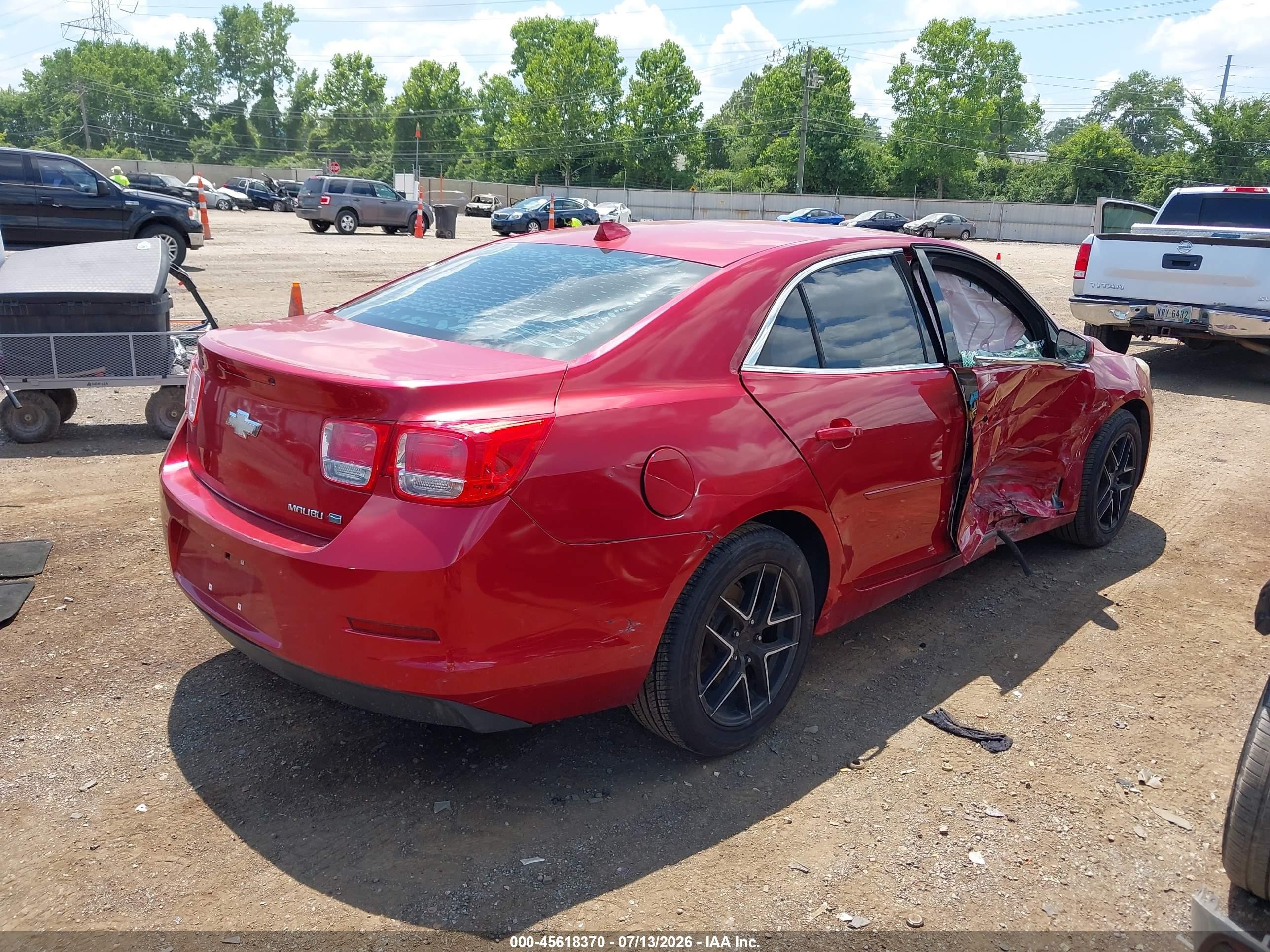 2013 Chevrolet Malibu Eco Red vin: 1G11D5SR9DF152601