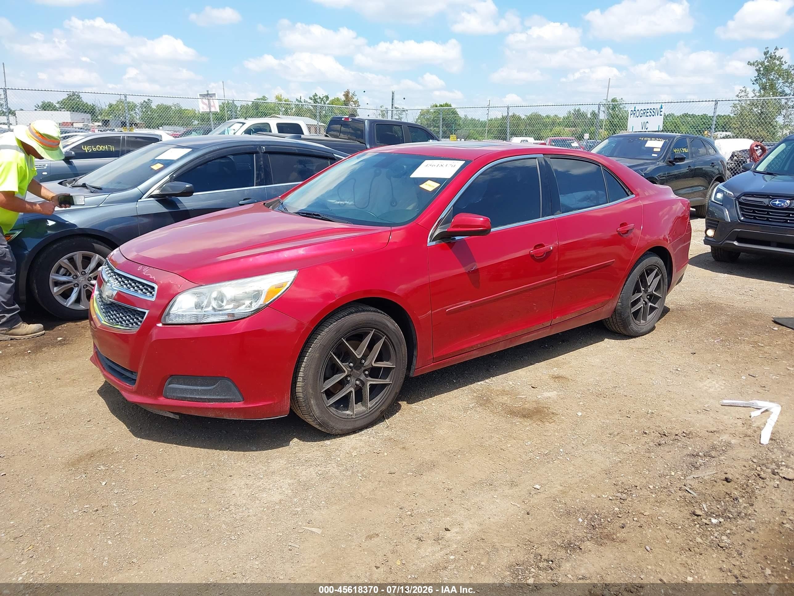 2013 Chevrolet Malibu Eco Red vin: 1G11D5SR9DF152601