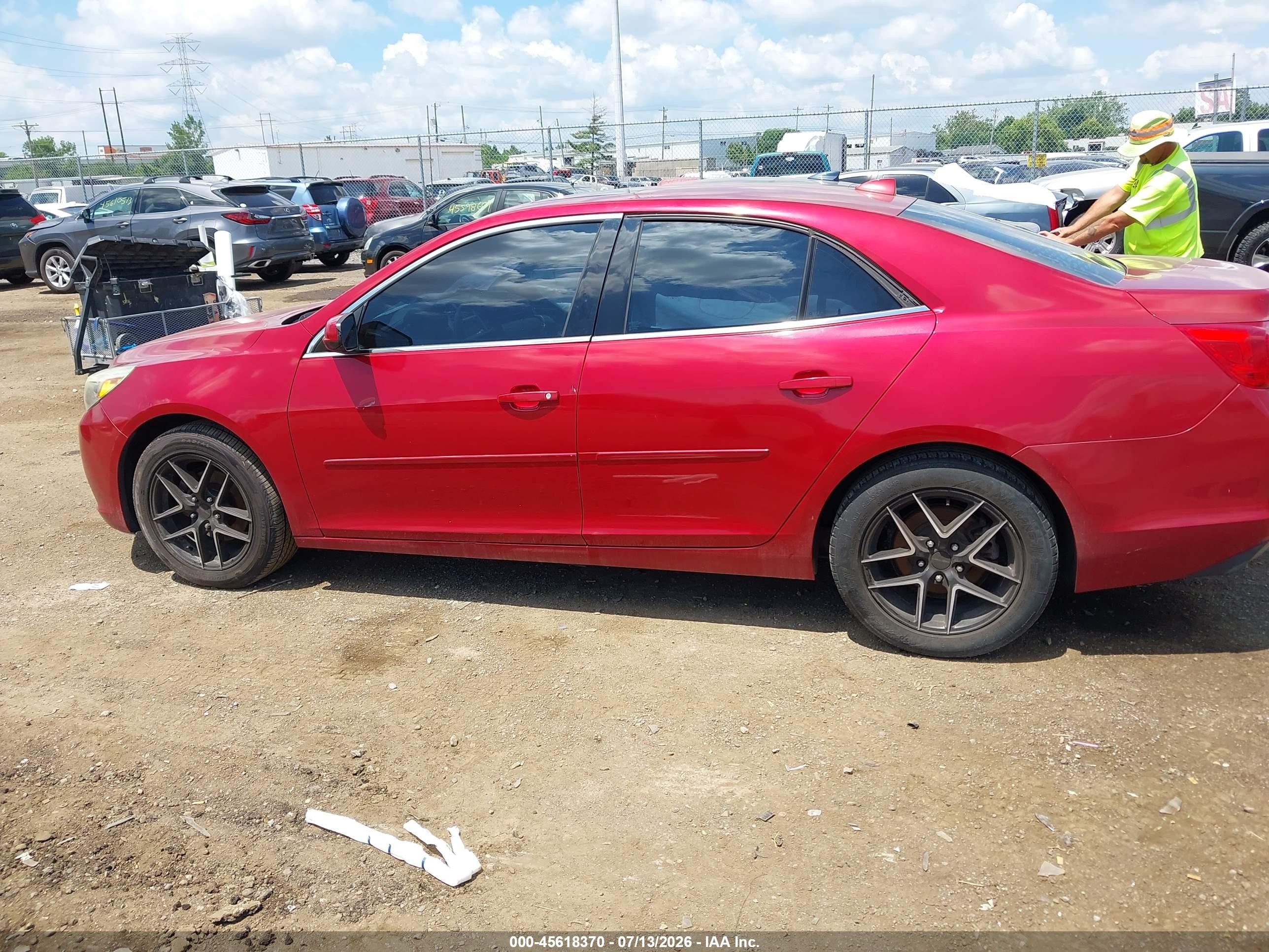 2013 Chevrolet Malibu Eco Red vin: 1G11D5SR9DF152601