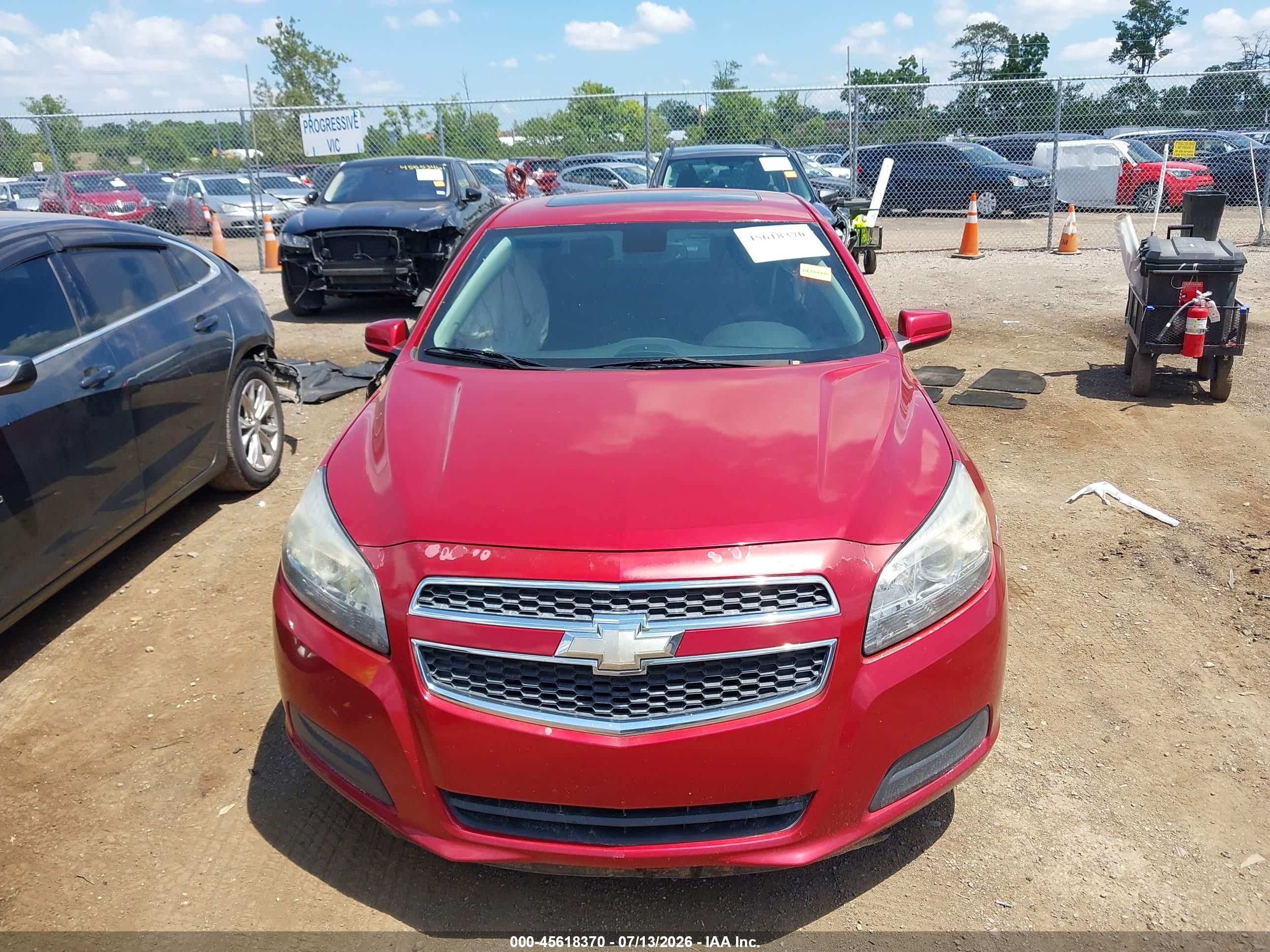2013 Chevrolet Malibu Eco Red vin: 1G11D5SR9DF152601