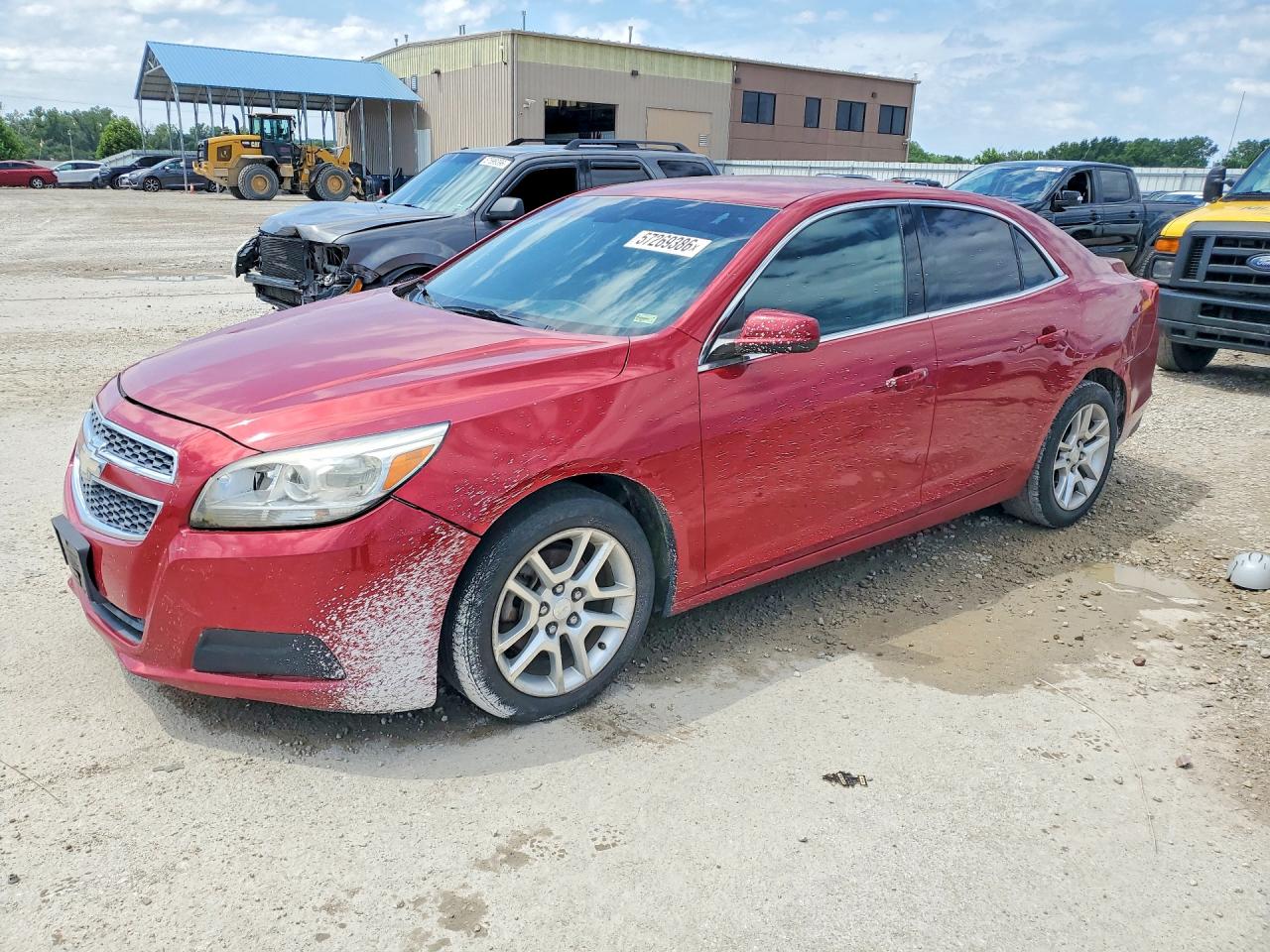 2013 Chevrolet Malibu 1lt Red vin: 1G11D5SR9DF247482