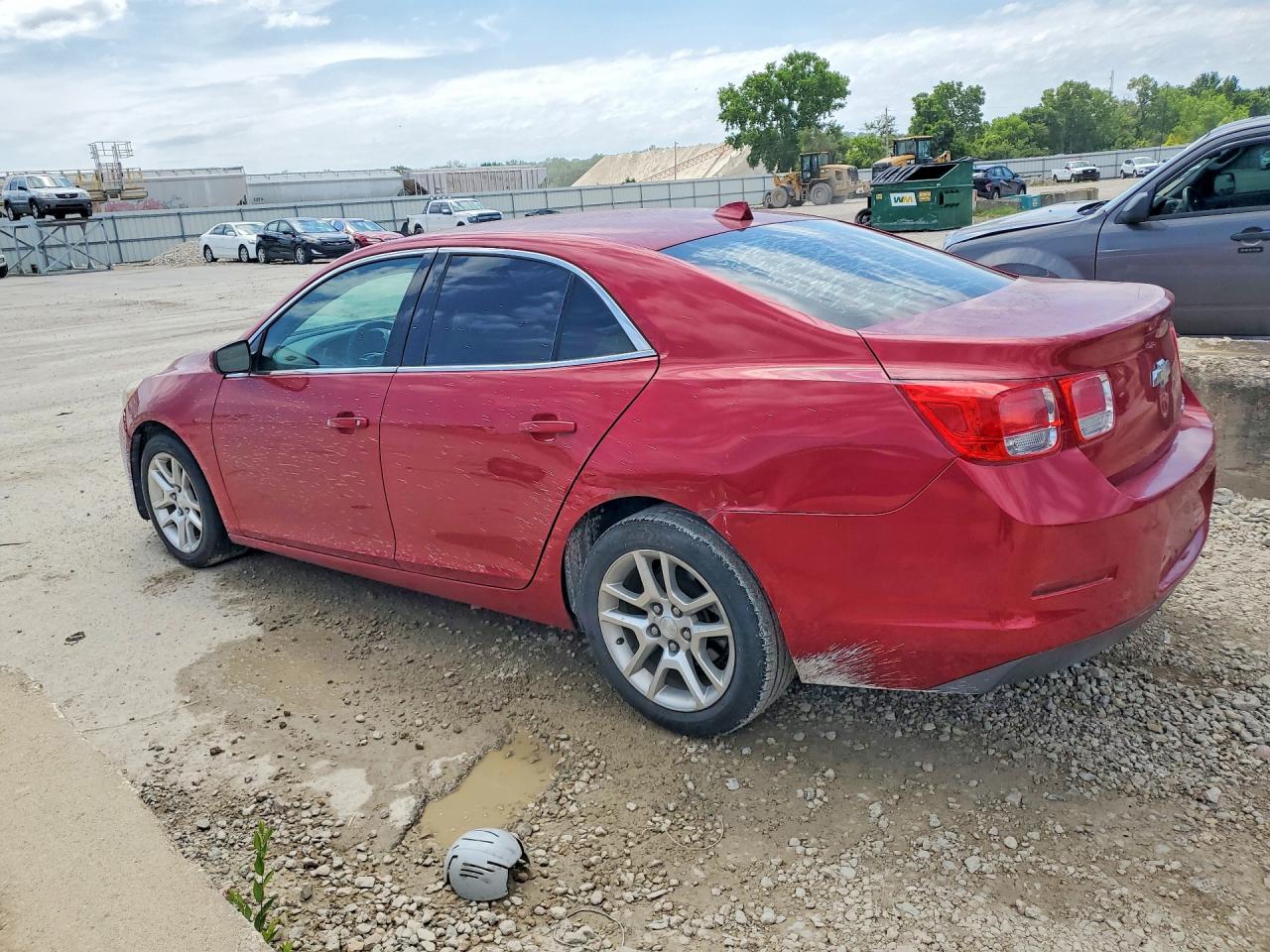 2013 Chevrolet Malibu 1lt Red vin: 1G11D5SR9DF247482