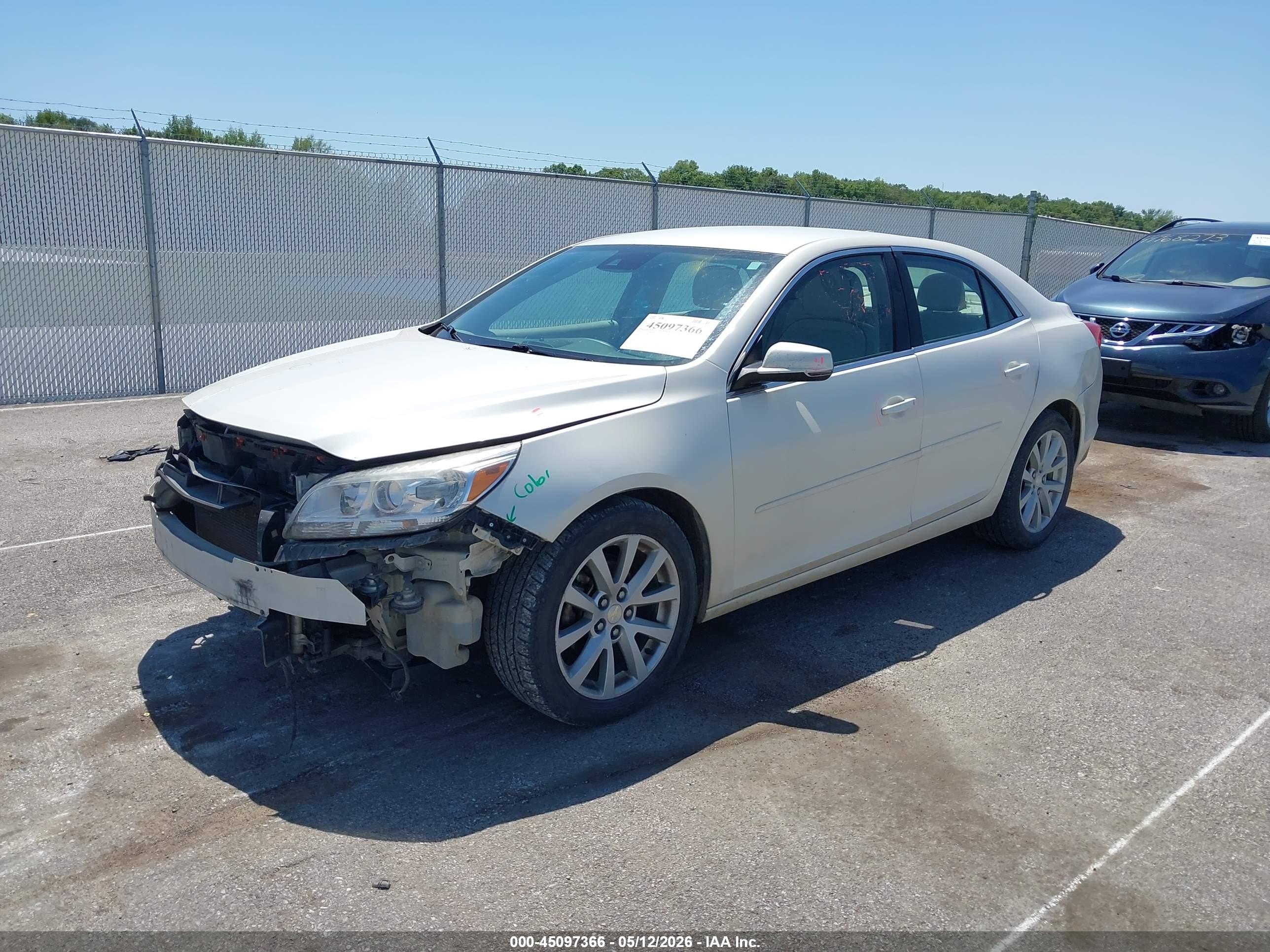 2013 Chevrolet Malibu 2lt White vin: 1G11E5SA0DF240797