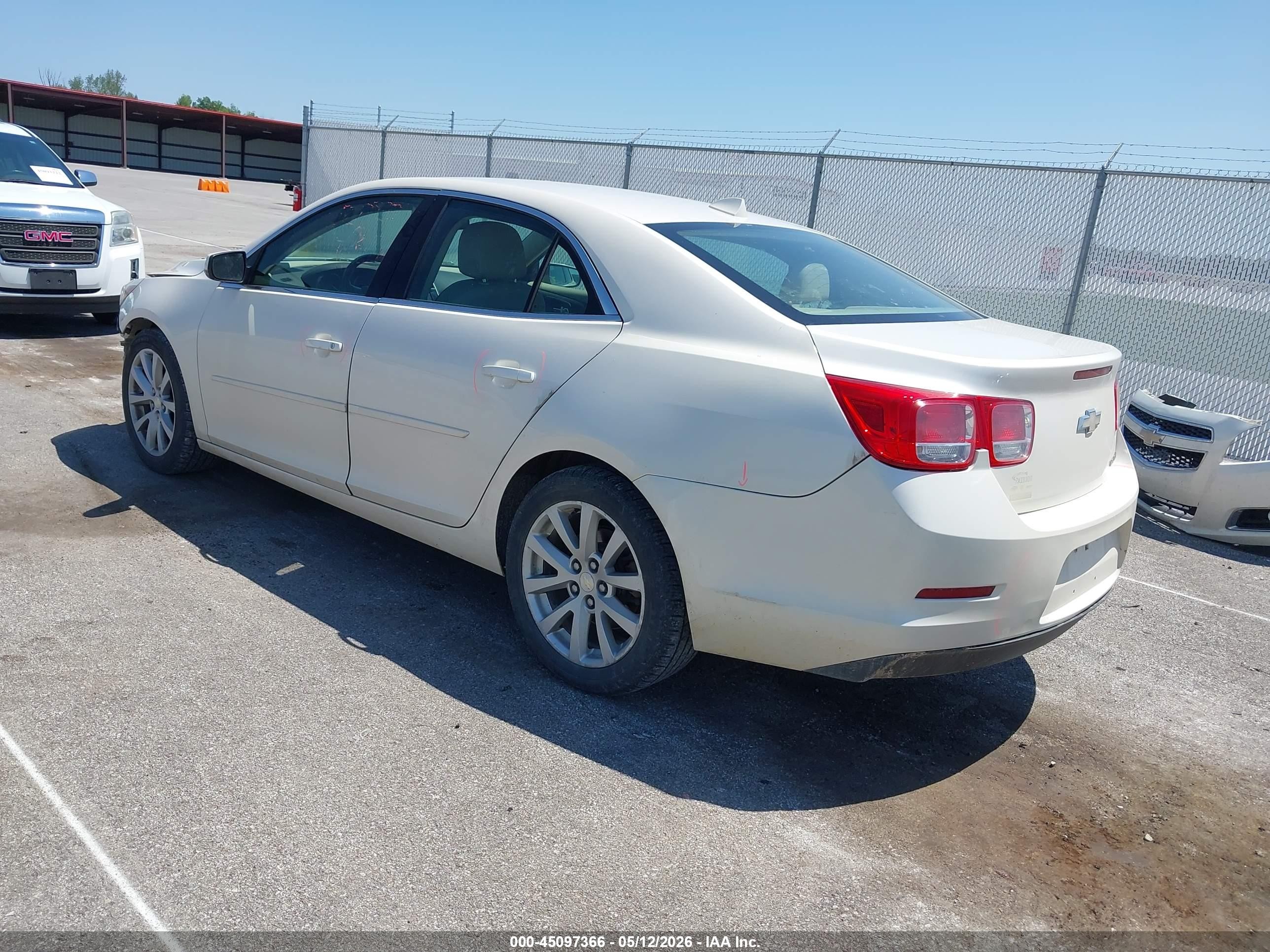 2013 Chevrolet Malibu 2lt White vin: 1G11E5SA0DF240797