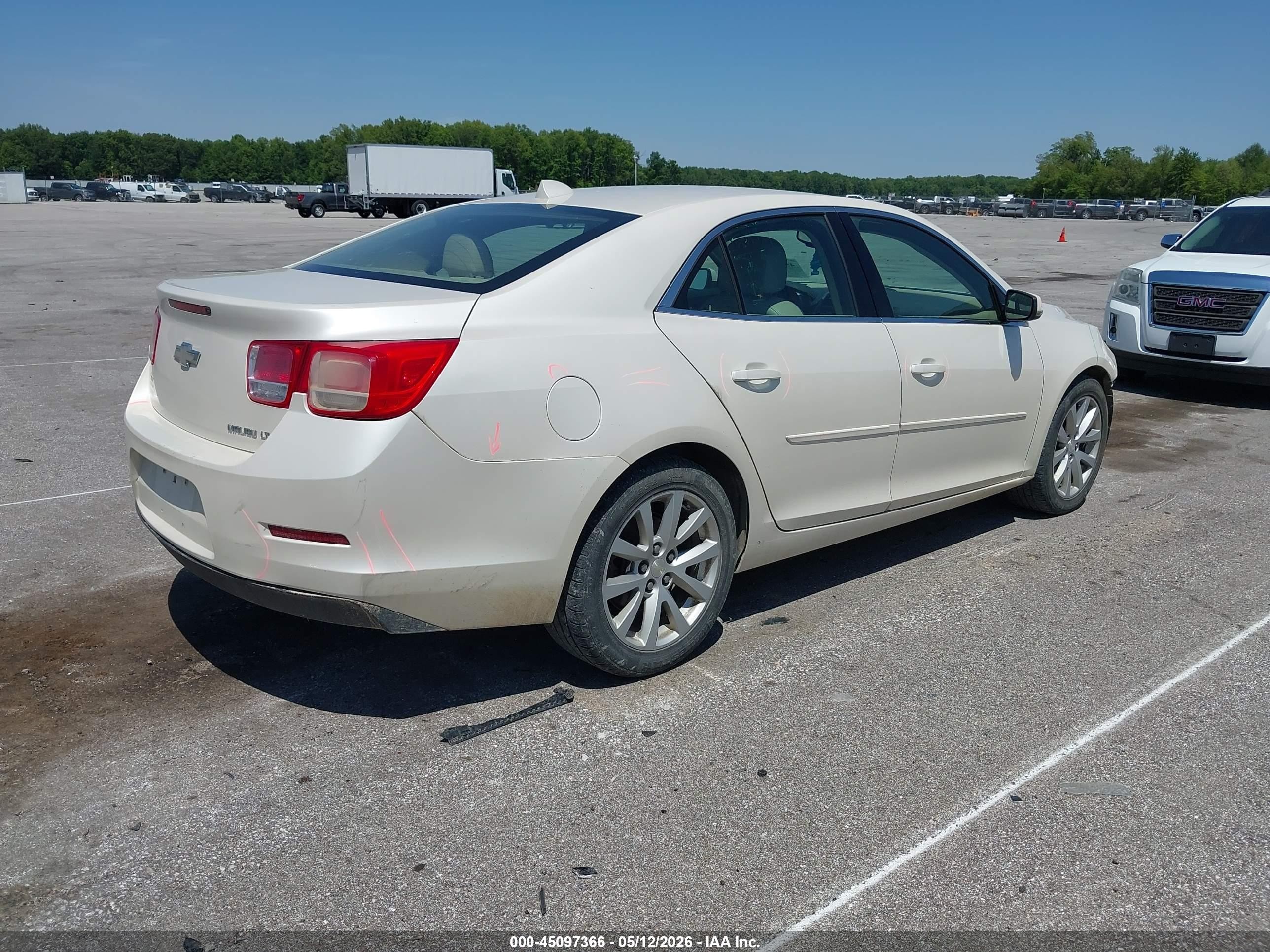 2013 Chevrolet Malibu 2lt White vin: 1G11E5SA0DF240797