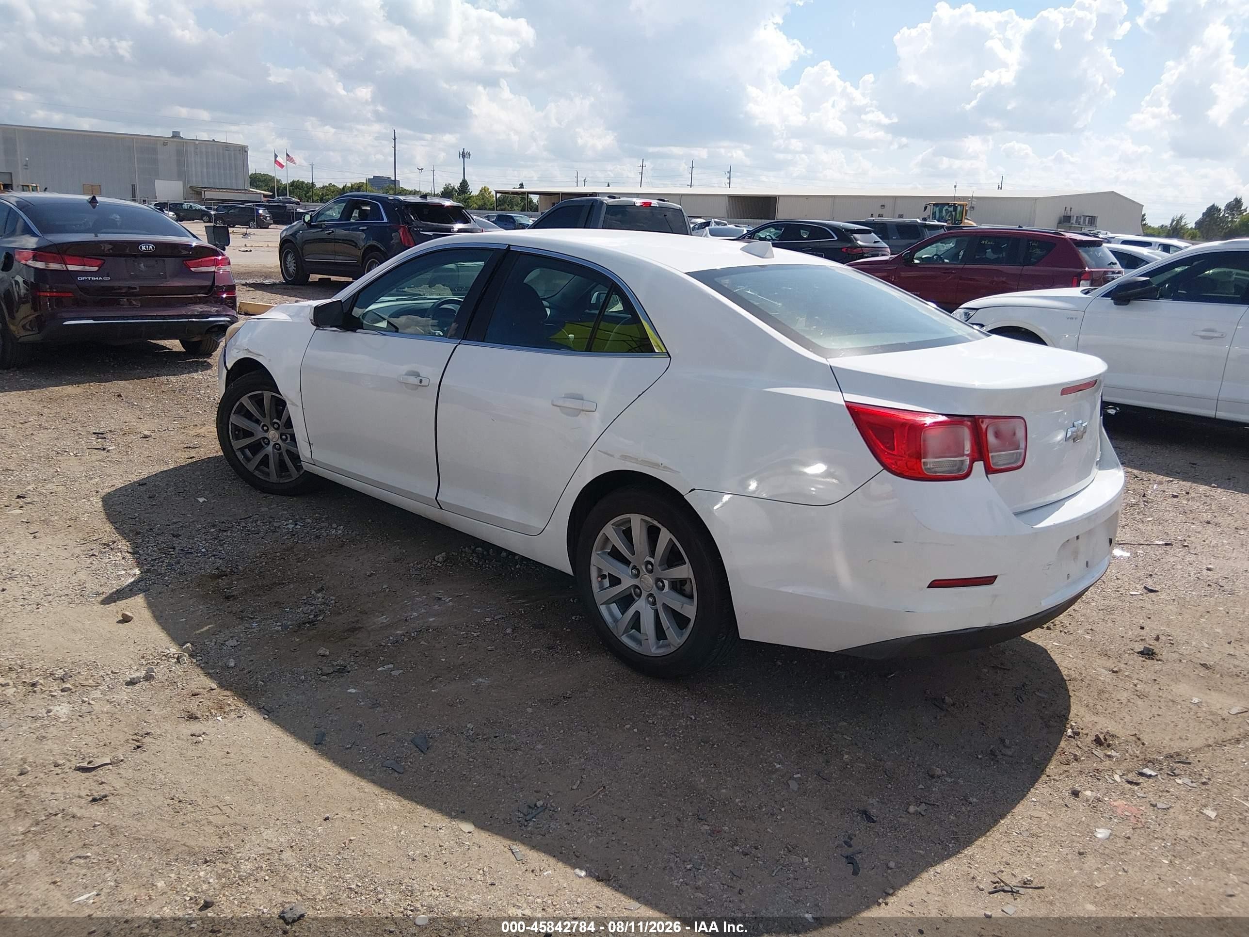 2013 Chevrolet Malibu 2lt White vin: 1G11E5SA0DF279633
