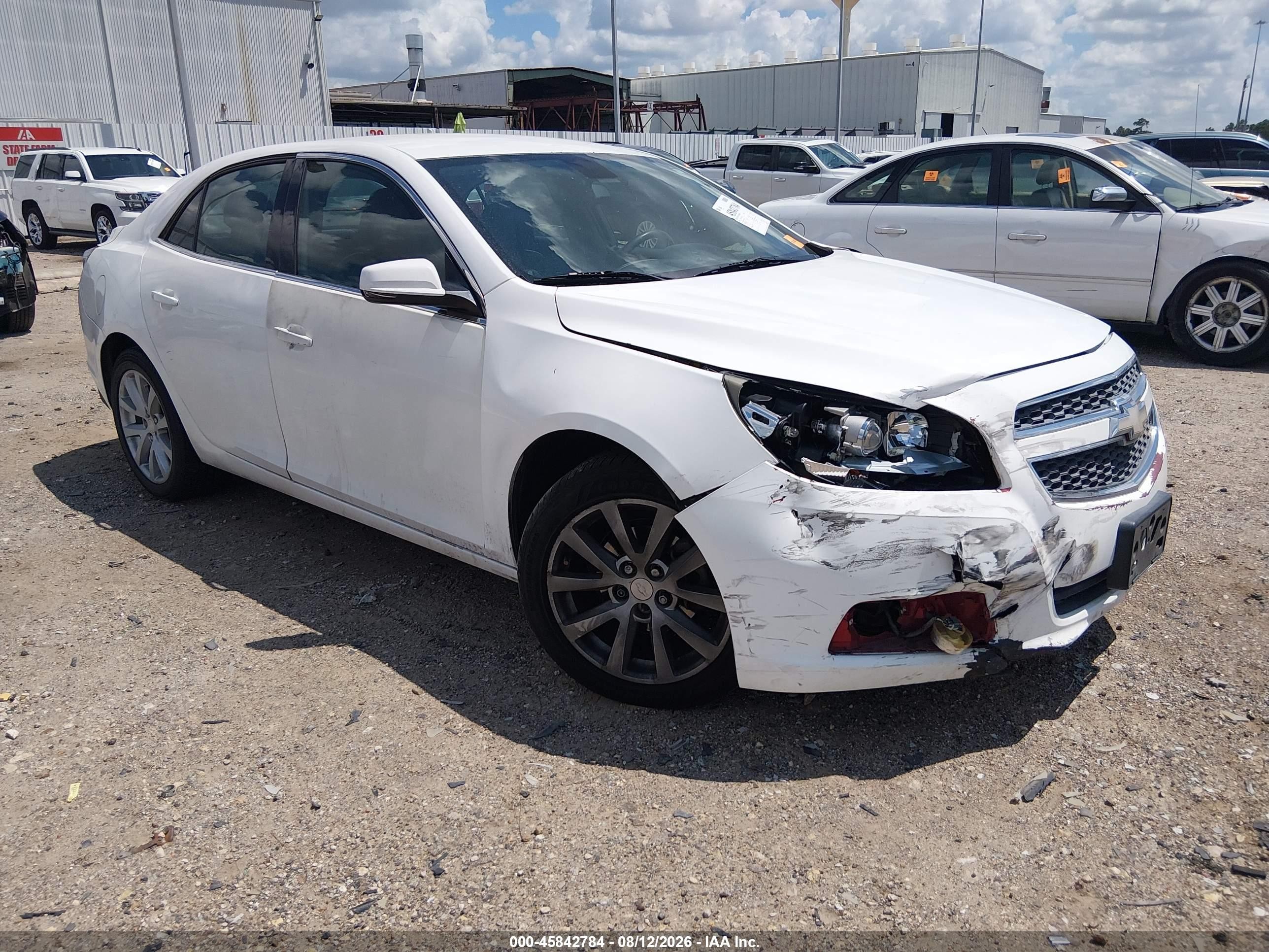 2013 Chevrolet Malibu 2lt White vin: 1G11E5SA0DF279633