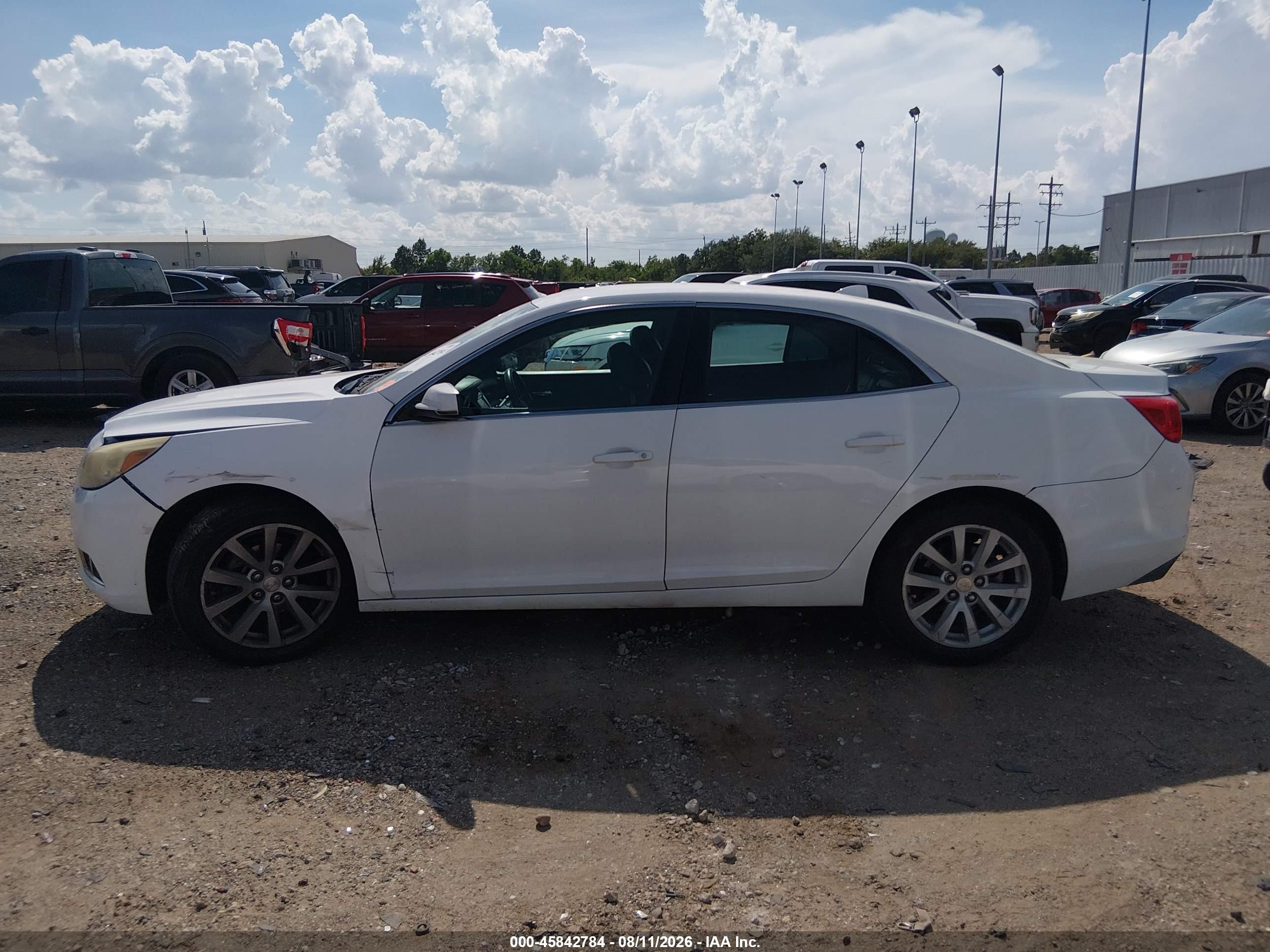 2013 Chevrolet Malibu 2lt White vin: 1G11E5SA0DF279633