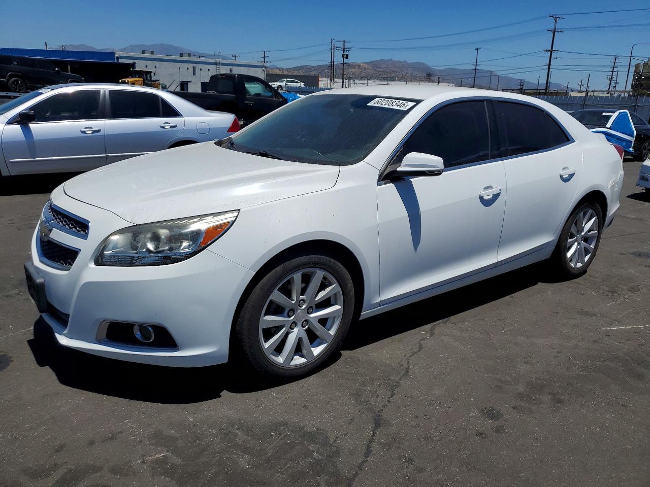 2013 Chevrolet Malibu 2lt White vin: 1G11E5SA0DF288266
