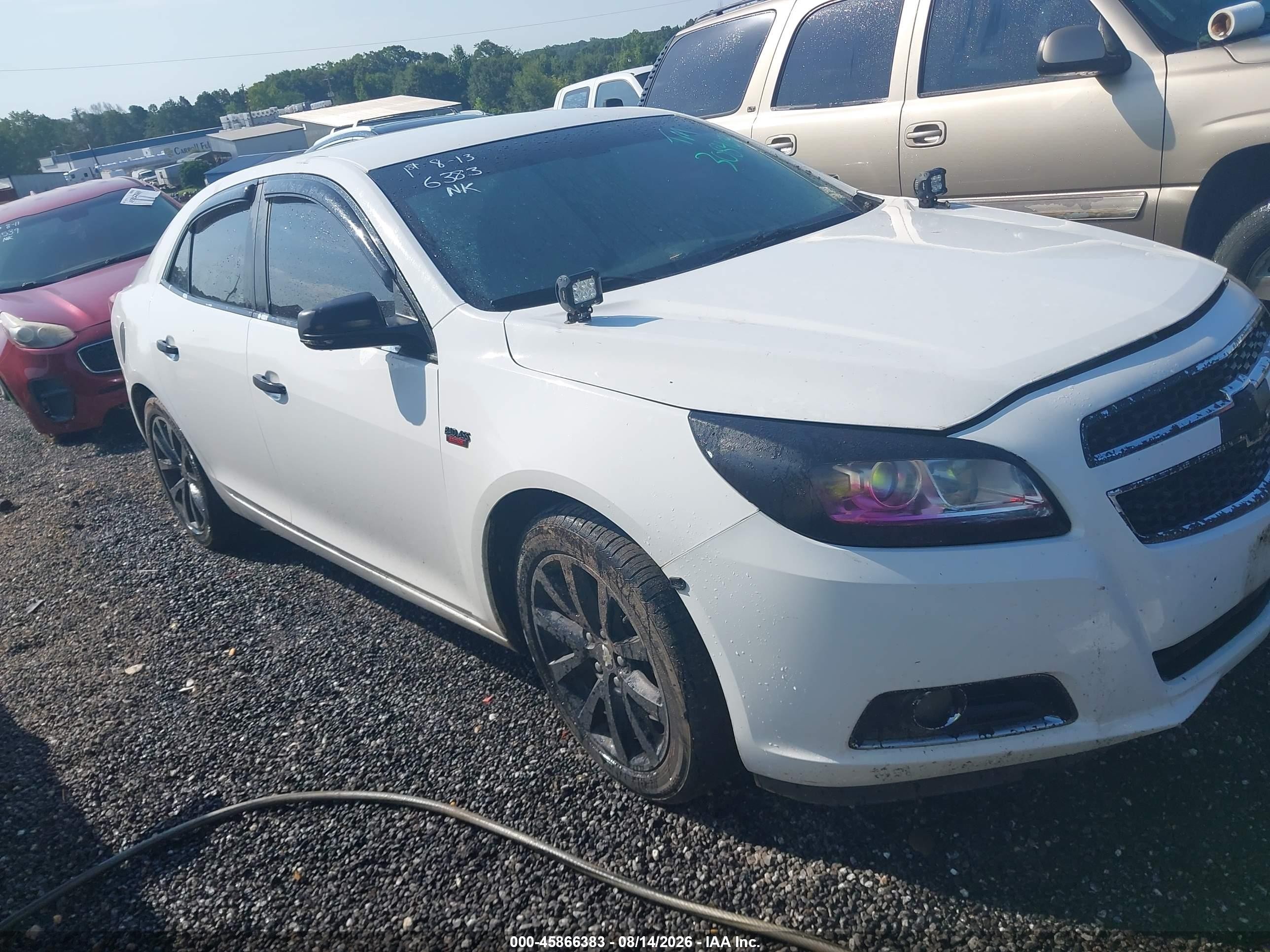 2013 Chevrolet Malibu 2lt White vin: 1G11E5SA0DF308404