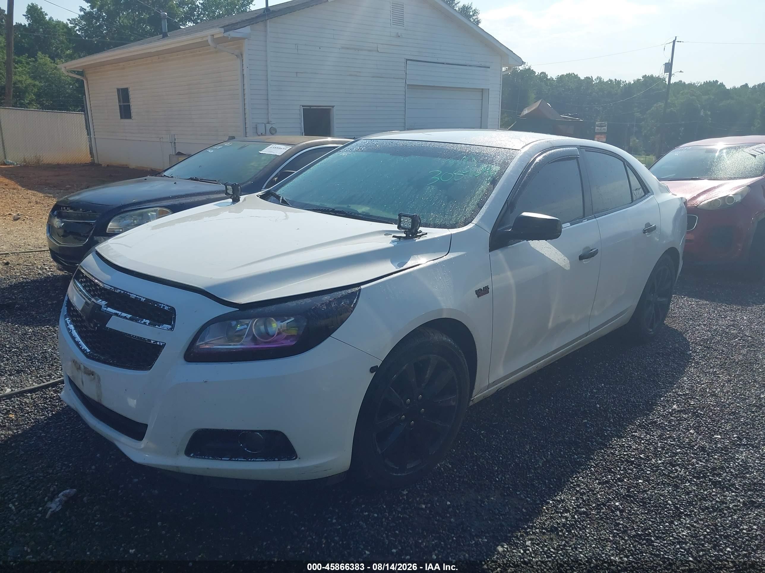 2013 Chevrolet Malibu 2lt White vin: 1G11E5SA0DF308404