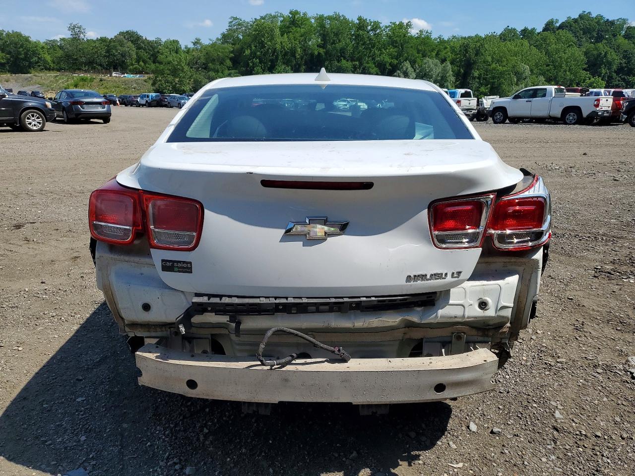 2013 Chevrolet Malibu 2lt White vin: 1G11E5SA0DF322688