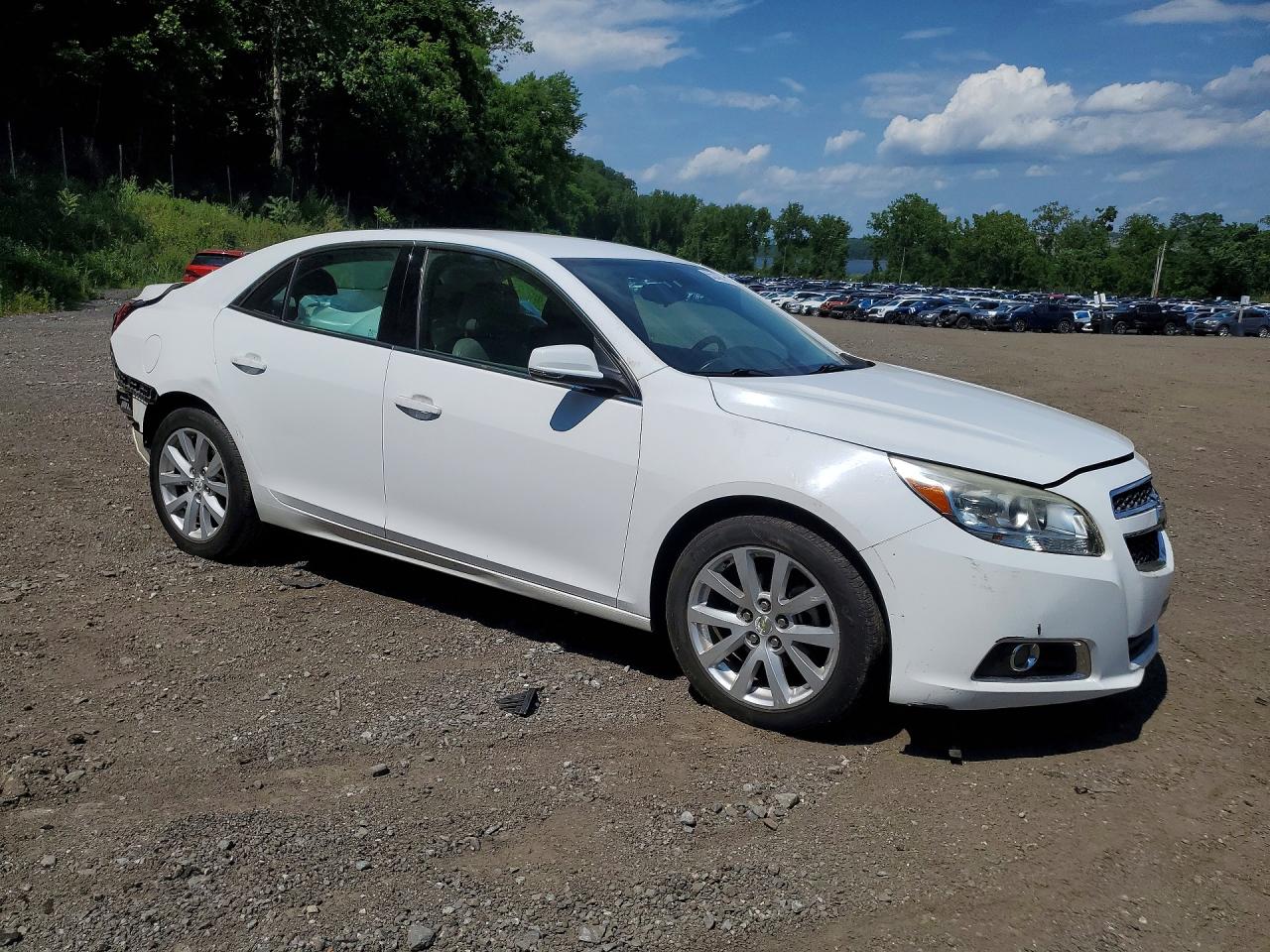 2013 Chevrolet Malibu 2lt White vin: 1G11E5SA0DF322688