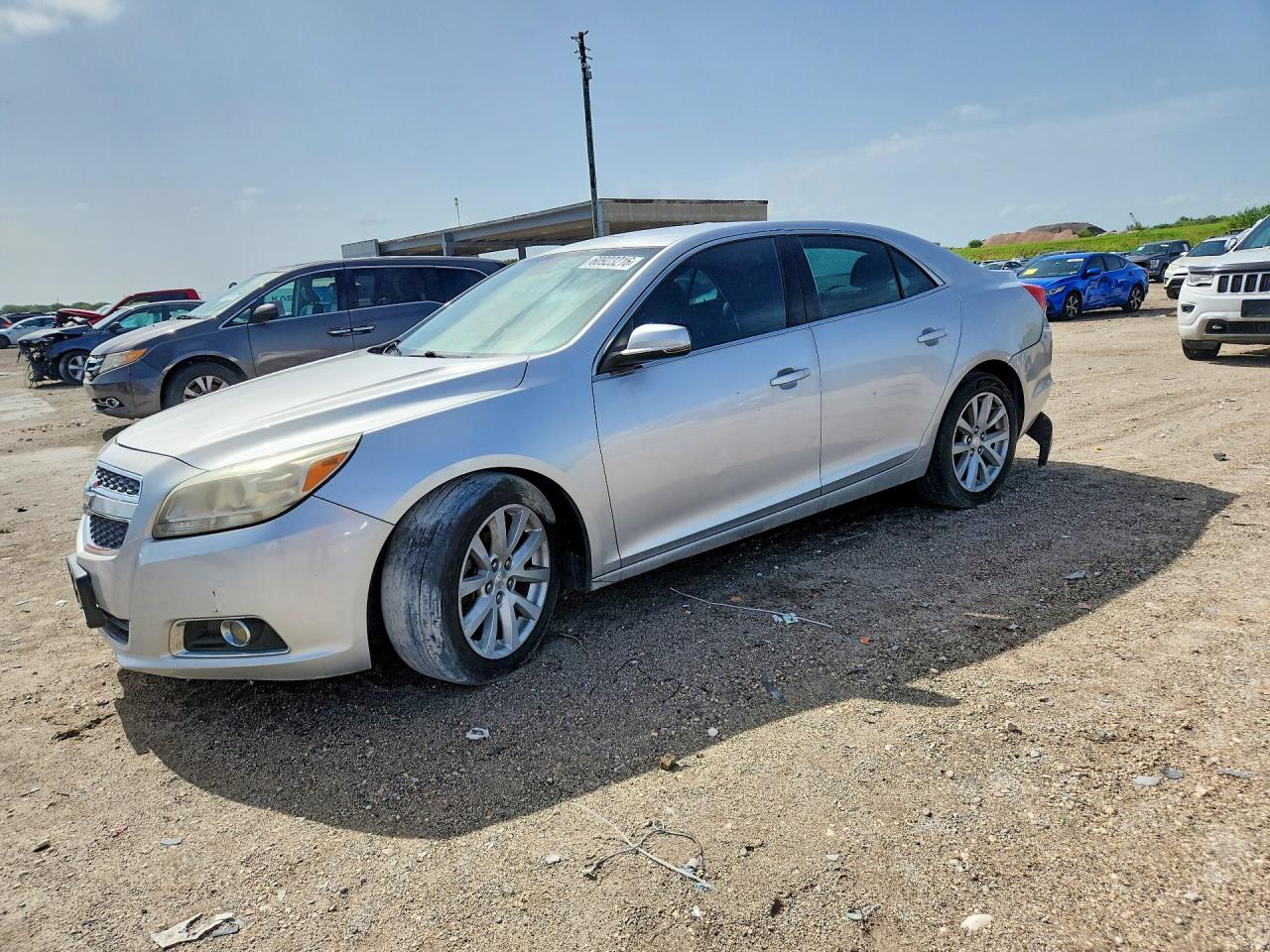 2013 Chevrolet Malibu 2lt Silver vin: 1G11E5SA0DU142624