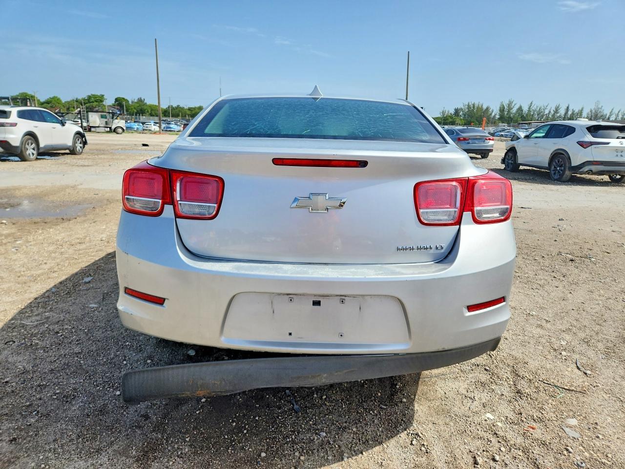2013 Chevrolet Malibu 2lt Silver vin: 1G11E5SA0DU142624