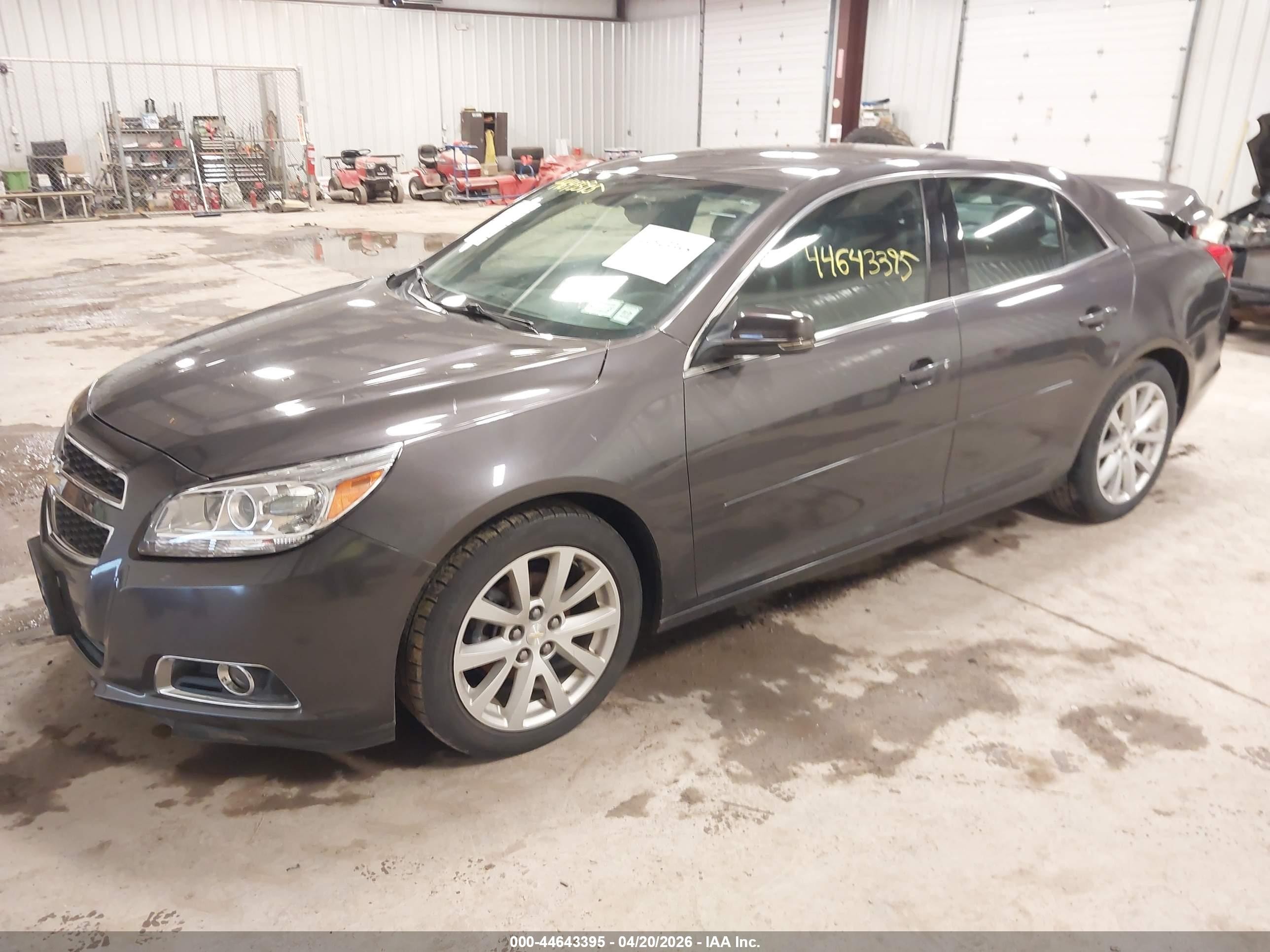 2013 Chevrolet Malibu 2lt Gray vin: 1G11E5SA1DF187852
