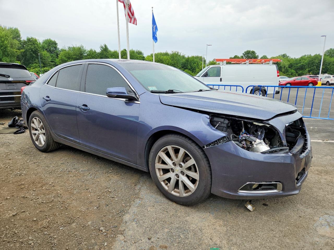 2013 Chevrolet Malibu 2lt Blue vin: 1G11E5SA1DF281066