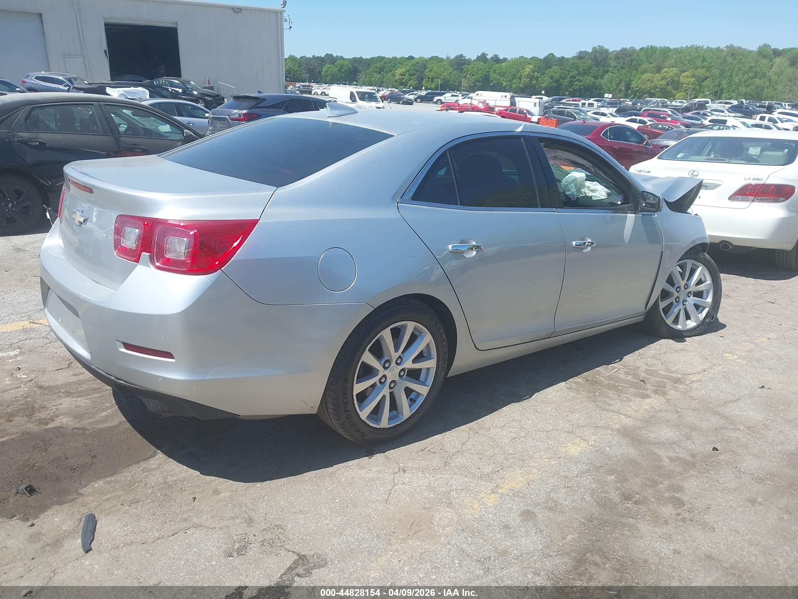 2016 Chevrolet Malibu Limited Ltz Silver vin: 1G11E5SA1GF154919