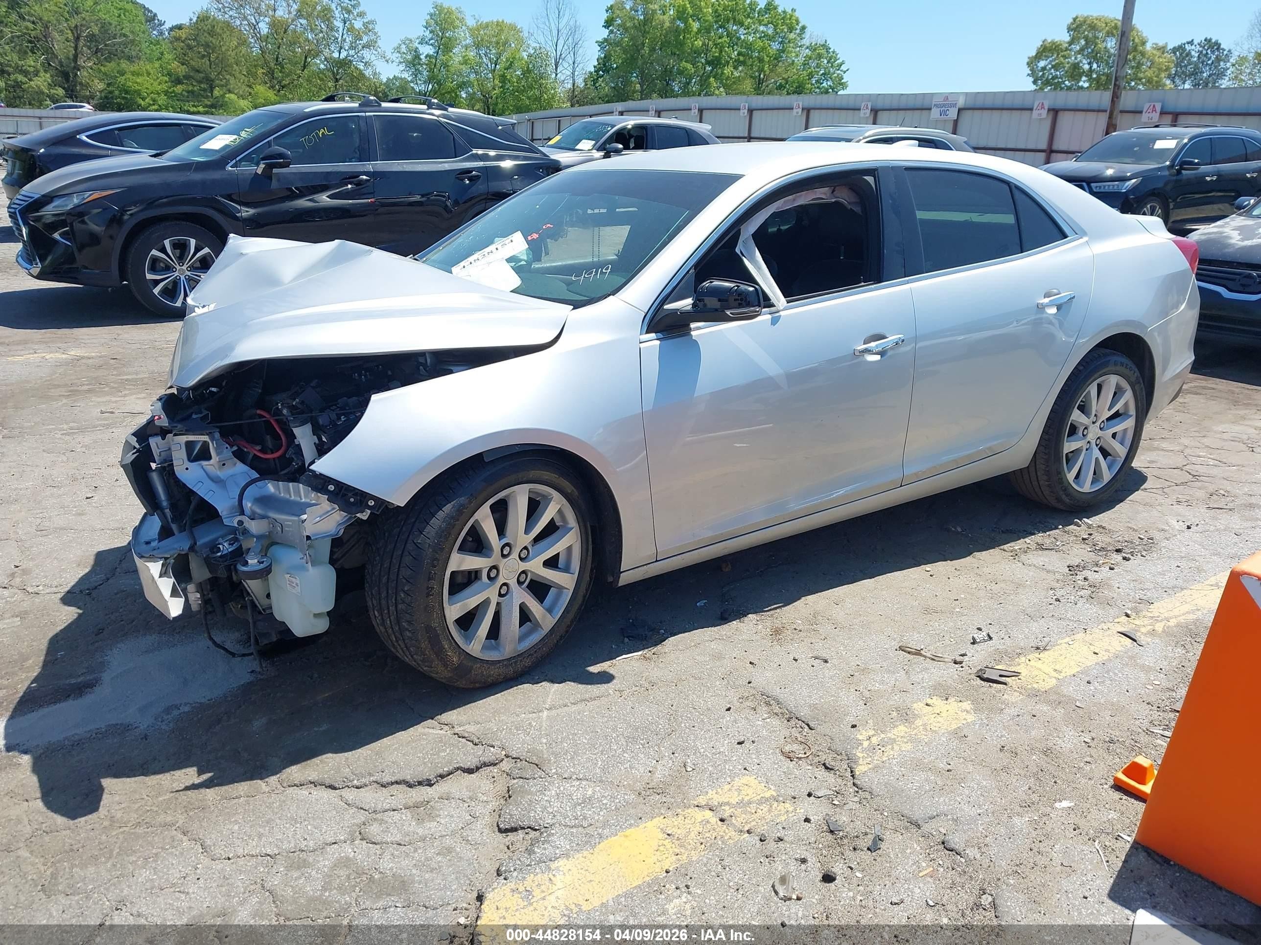 2016 Chevrolet Malibu Limited Ltz Silver vin: 1G11E5SA1GF154919