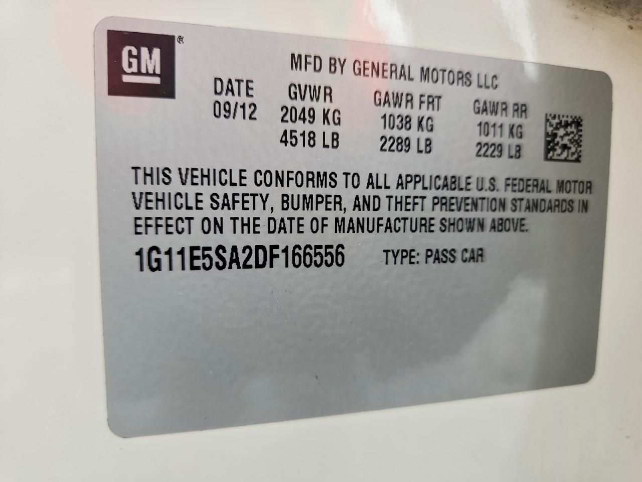 2013 Chevrolet Malibu 2lt Beige vin: 1G11E5SA2DF166556