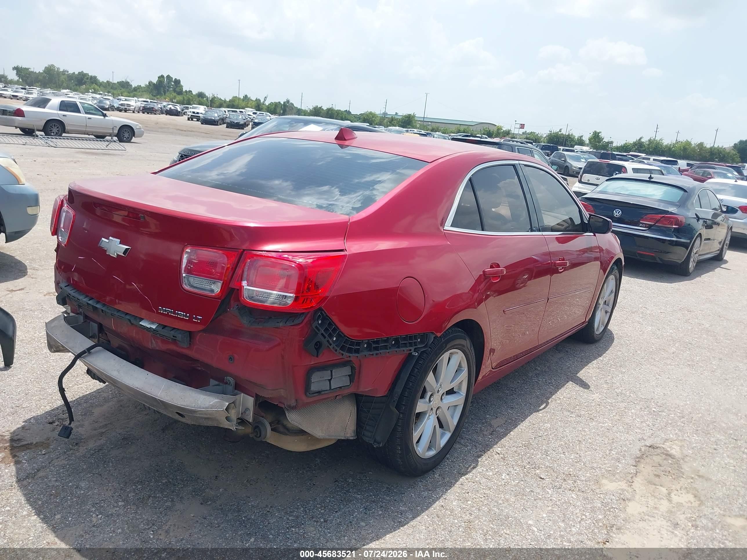 2013 Chevrolet Malibu 2lt Burgundy vin: 1G11E5SA2DF207610