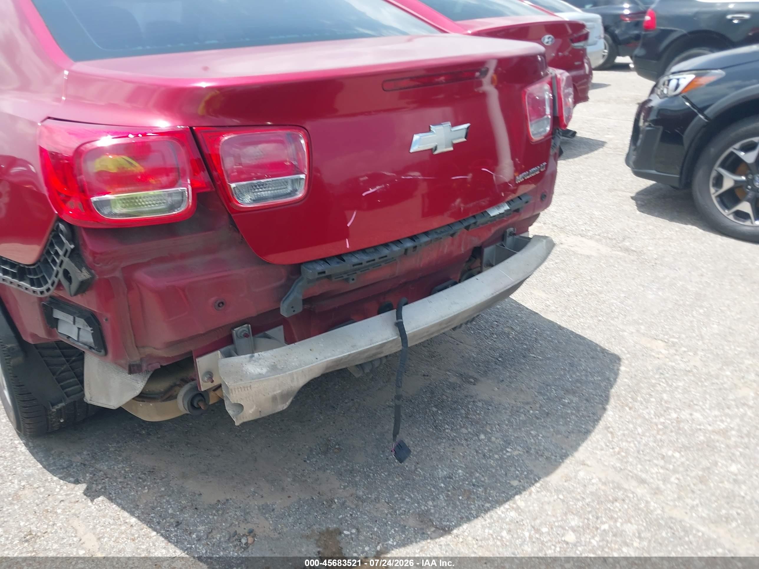 2013 Chevrolet Malibu 2lt Burgundy vin: 1G11E5SA2DF207610