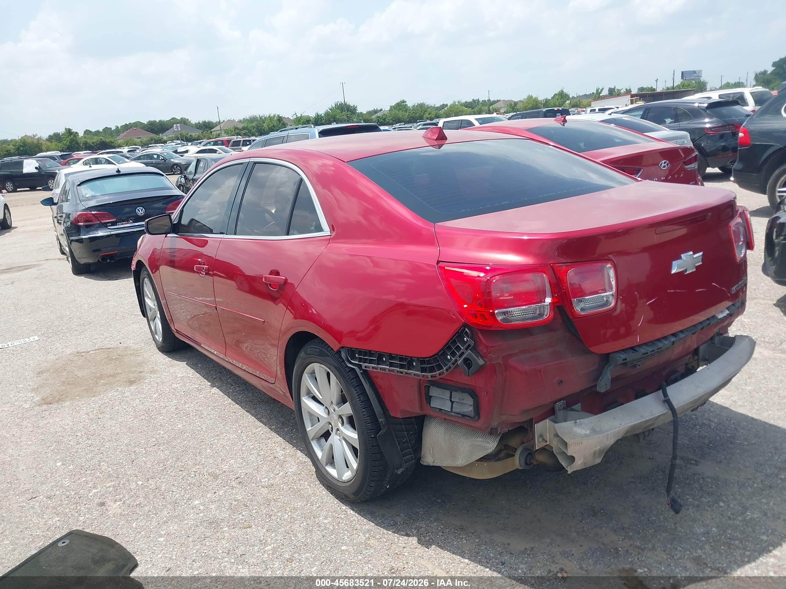 2013 Chevrolet Malibu 2lt Burgundy vin: 1G11E5SA2DF207610