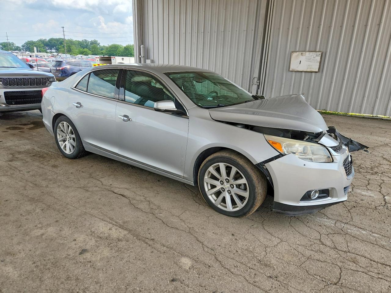 2016 Chevrolet Malibu Limited Ltz Silver vin: 1G11E5SA2GF168716