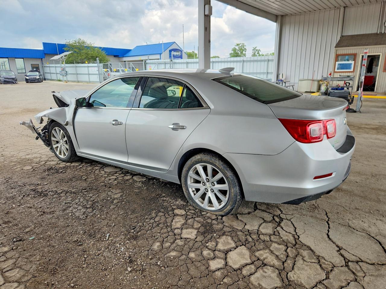 2016 Chevrolet Malibu Limited Ltz Silver vin: 1G11E5SA2GF168716