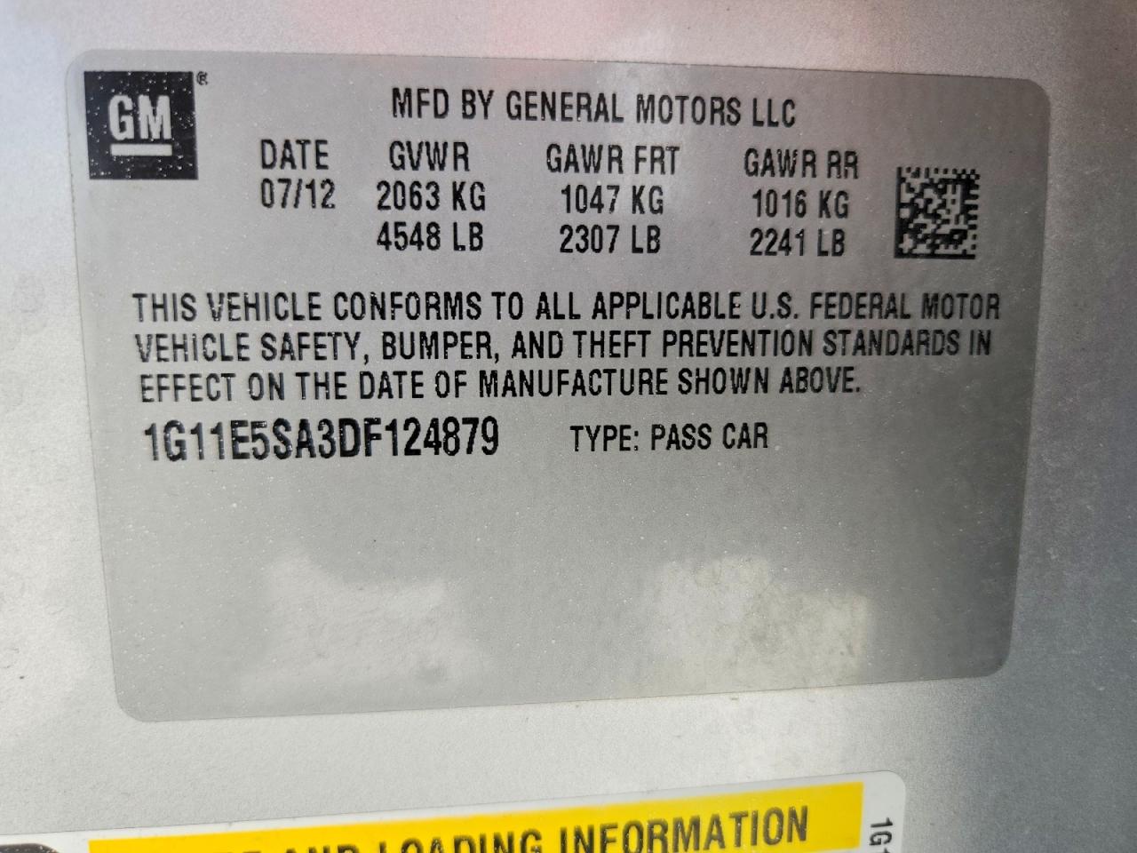 2013 Chevrolet Malibu 2lt Silver vin: 1G11E5SA3DF124879